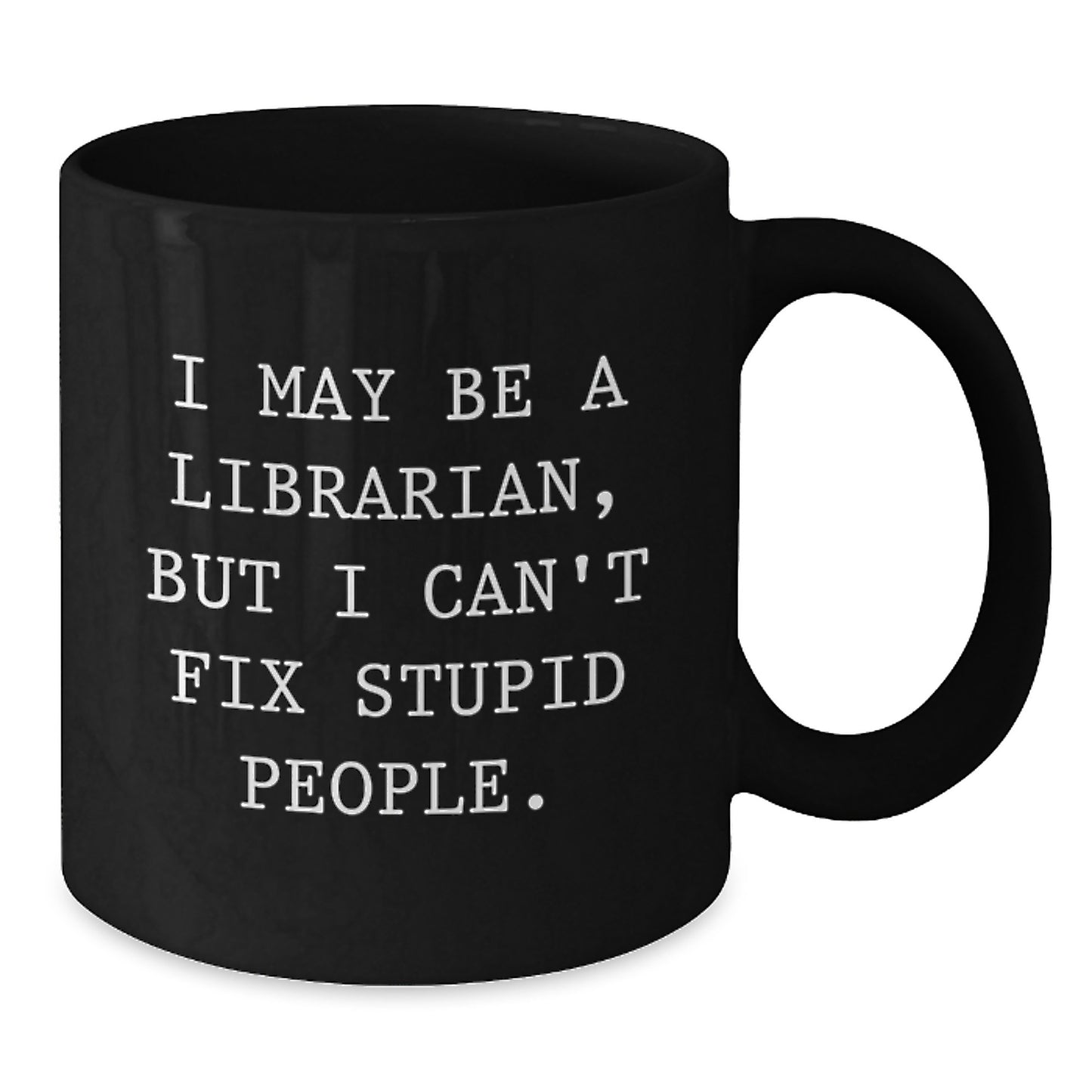 Librarian Keepsake Premium Black Coffee Mug for Him Birthday Gift - Additional