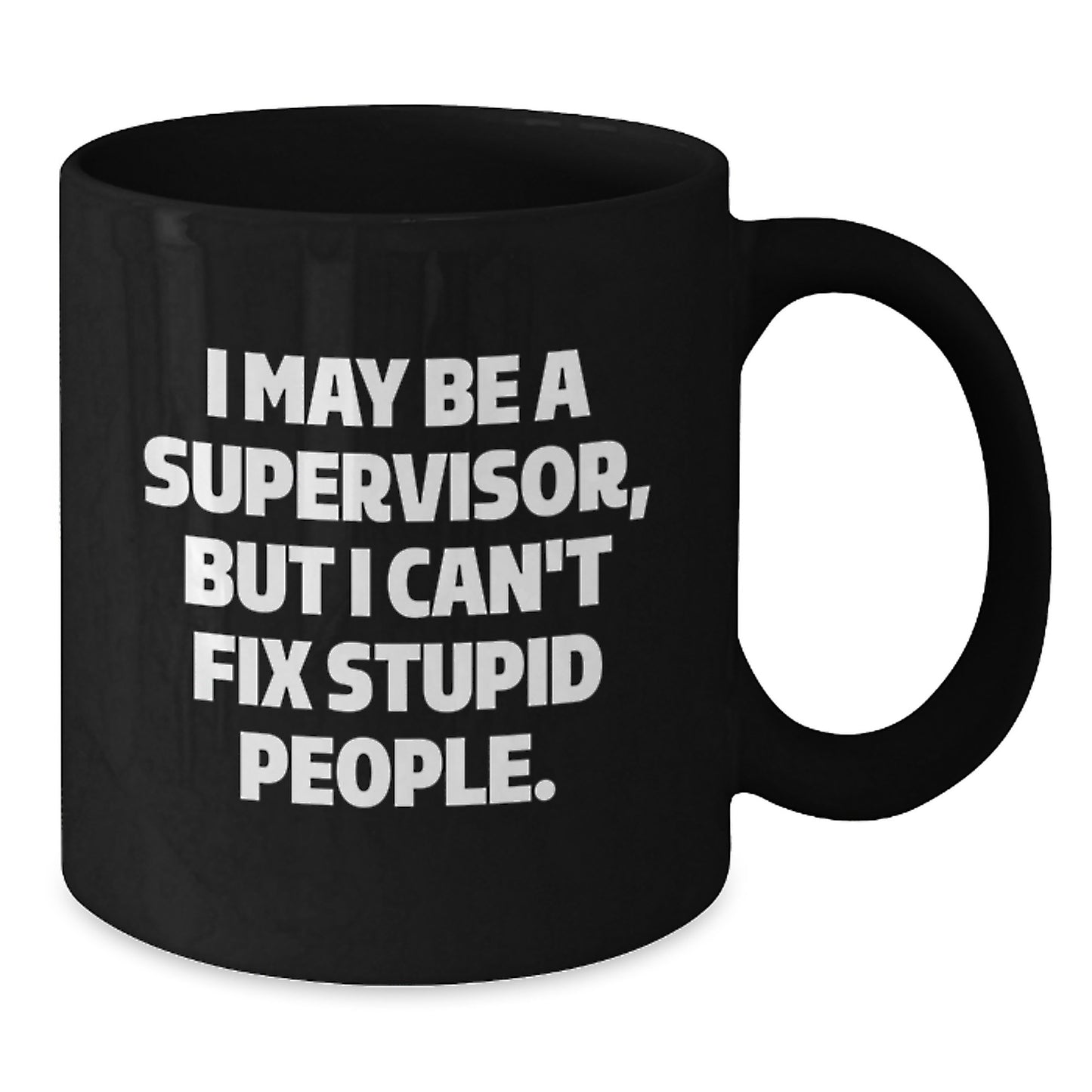 Supervisor Keepsake Premium Black Coffee Mug for Him Birthday Gift - Additional