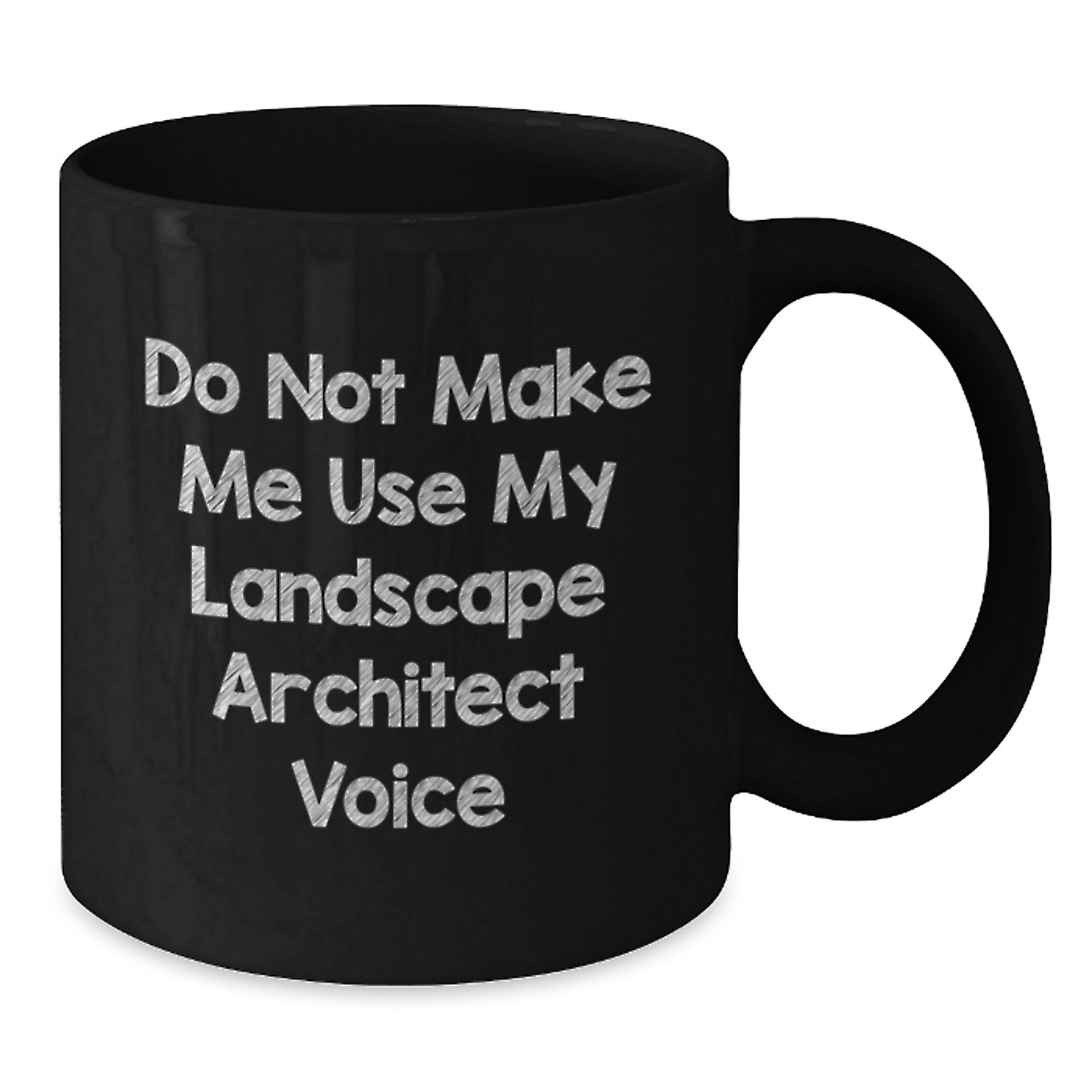 Birthday Gift Landscape Architect Black Coffee Mug for Her Present - Additional