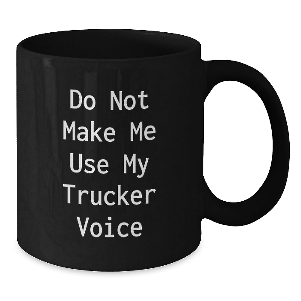 Birthday Gift for Her Trucker Black Coffee Mug Surprise Present - Additional