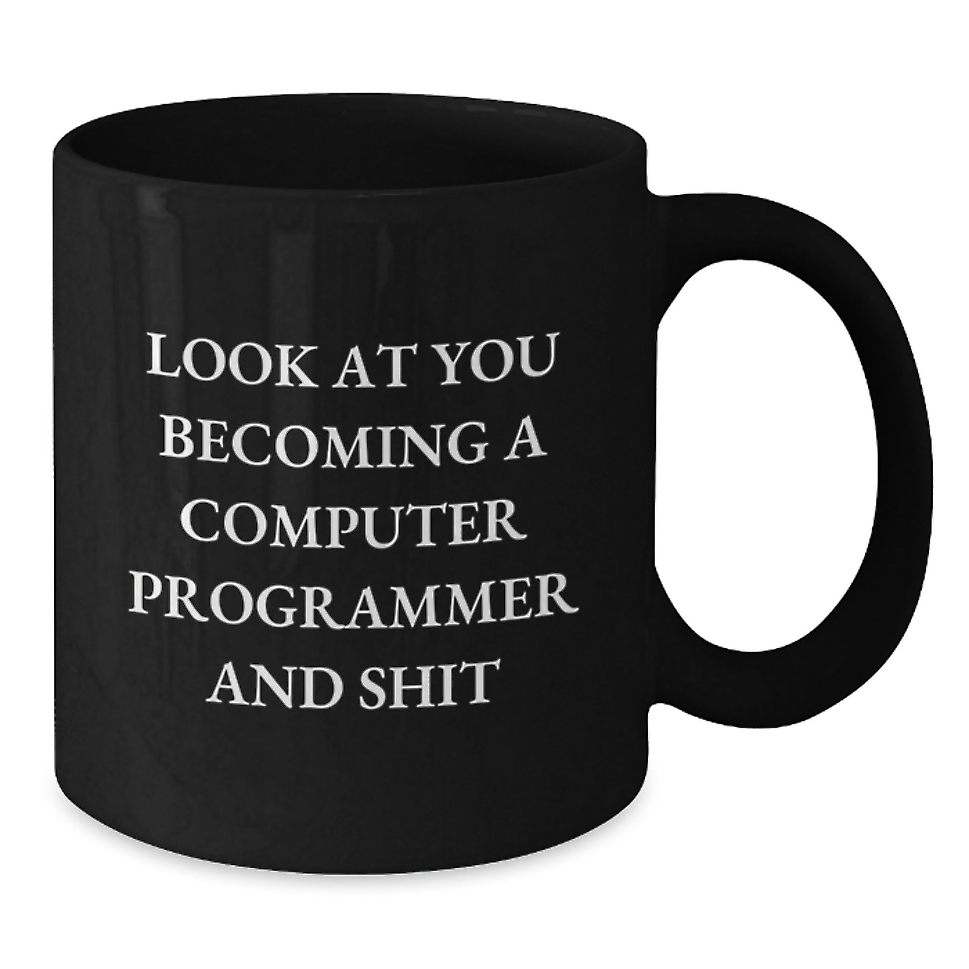 Computer Programmer Black Coffee Mugs Funny Quote Gifts for Her from Family on Mother's Day - Additional