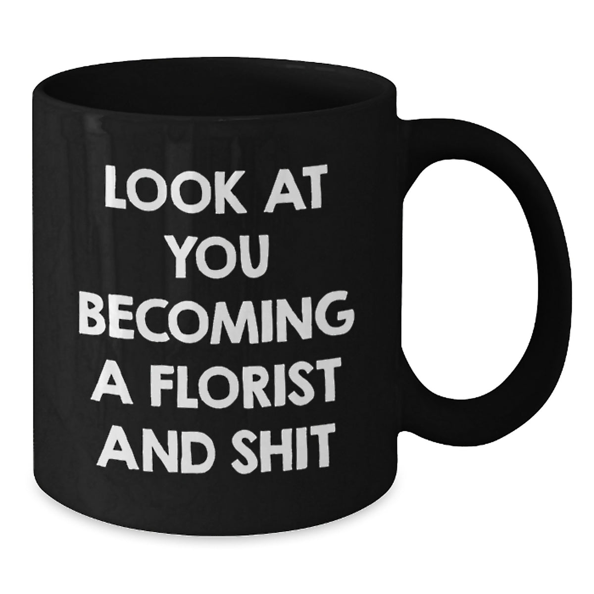 Christmas Gift for Her - Humorous Florist Present - Look At You Becoming - Additional