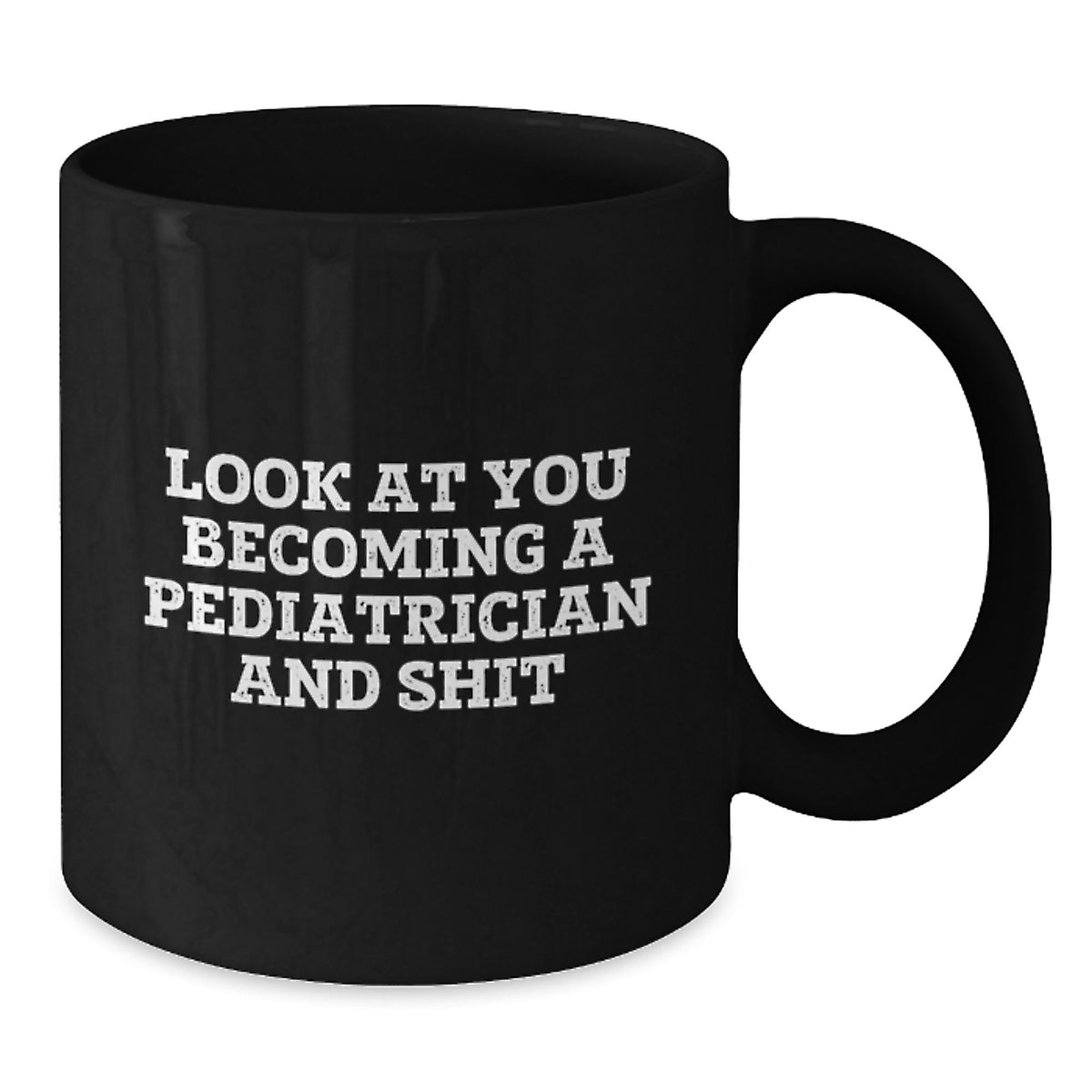 Pediatrician Keepsake Black Coffee Mug for Him – Christmas Gift - Additional