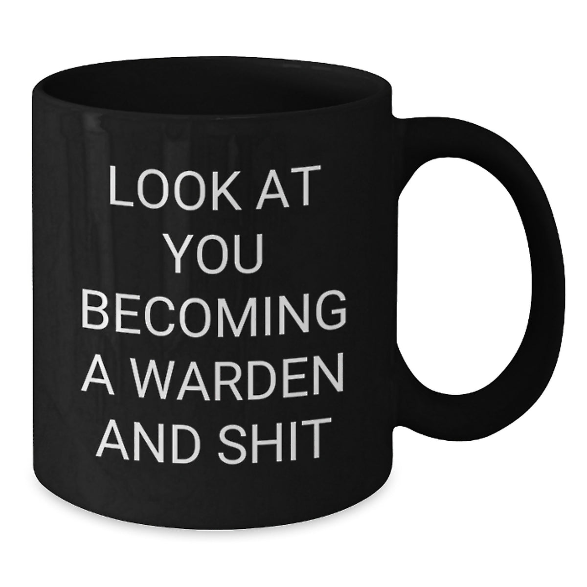 Warden Coffee Mug Gift for Him - A Hilarious Keepsake & Quote - Additional