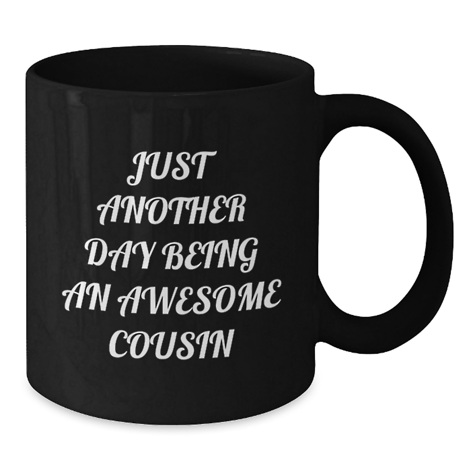 Funny Cousin Gifts, Unique Black Coffee Mug for Cousin, Perfect for Mother's Day - Additional