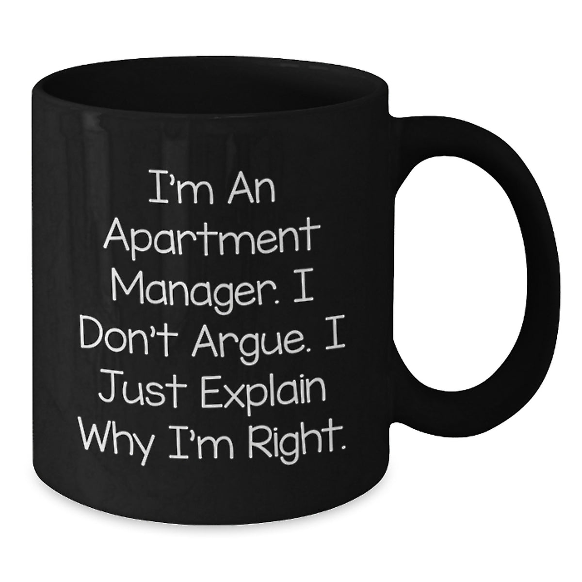 Apartment Manager Gift for Him - A Righteous Keepsake Coffee Mug - Additional