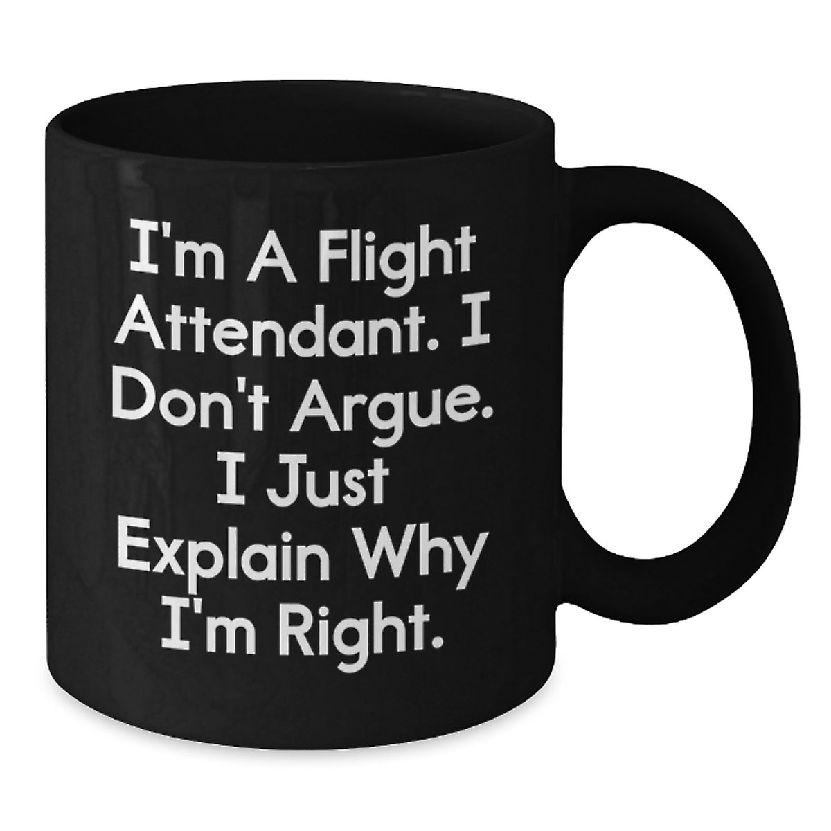 Flight Attendant Gift for Him - Witty Keepsake Coffee Mug Present - Additional