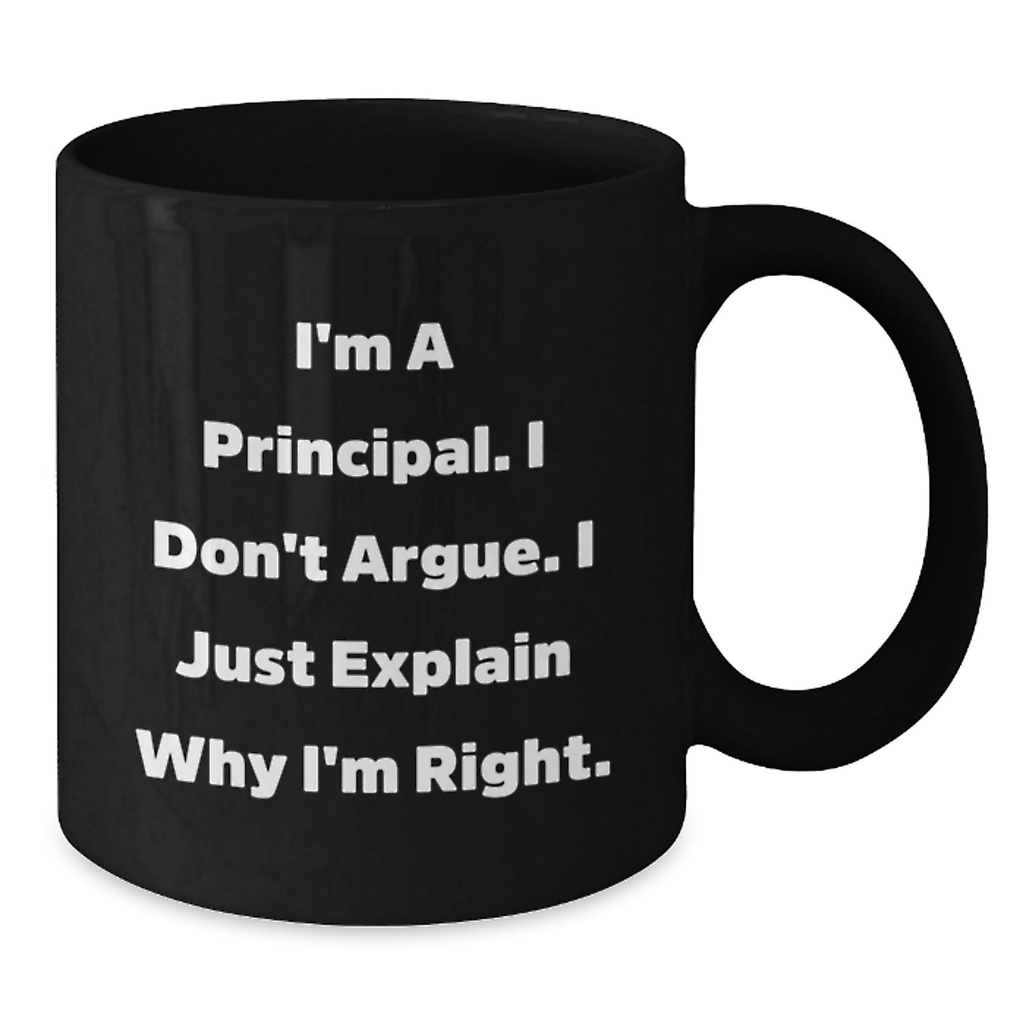 Principal Keepsake Ceramic Black Coffee Mug for Him 11oz Birthday Gift - Additional