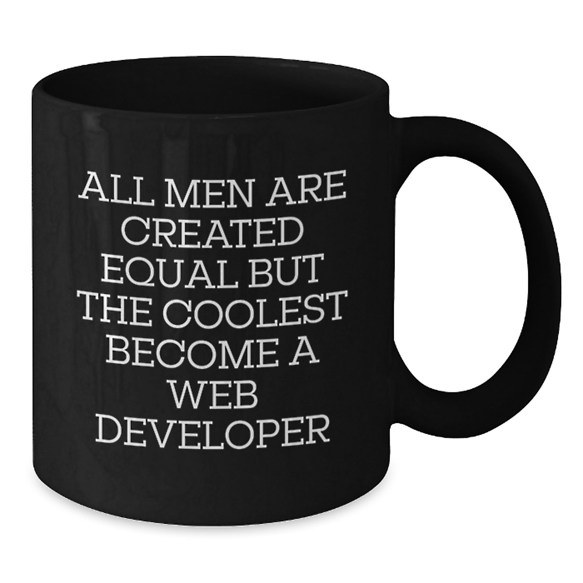 Funny Web Developer Black Coffee Mug Gifts from Men for Christmas Unique - Additional