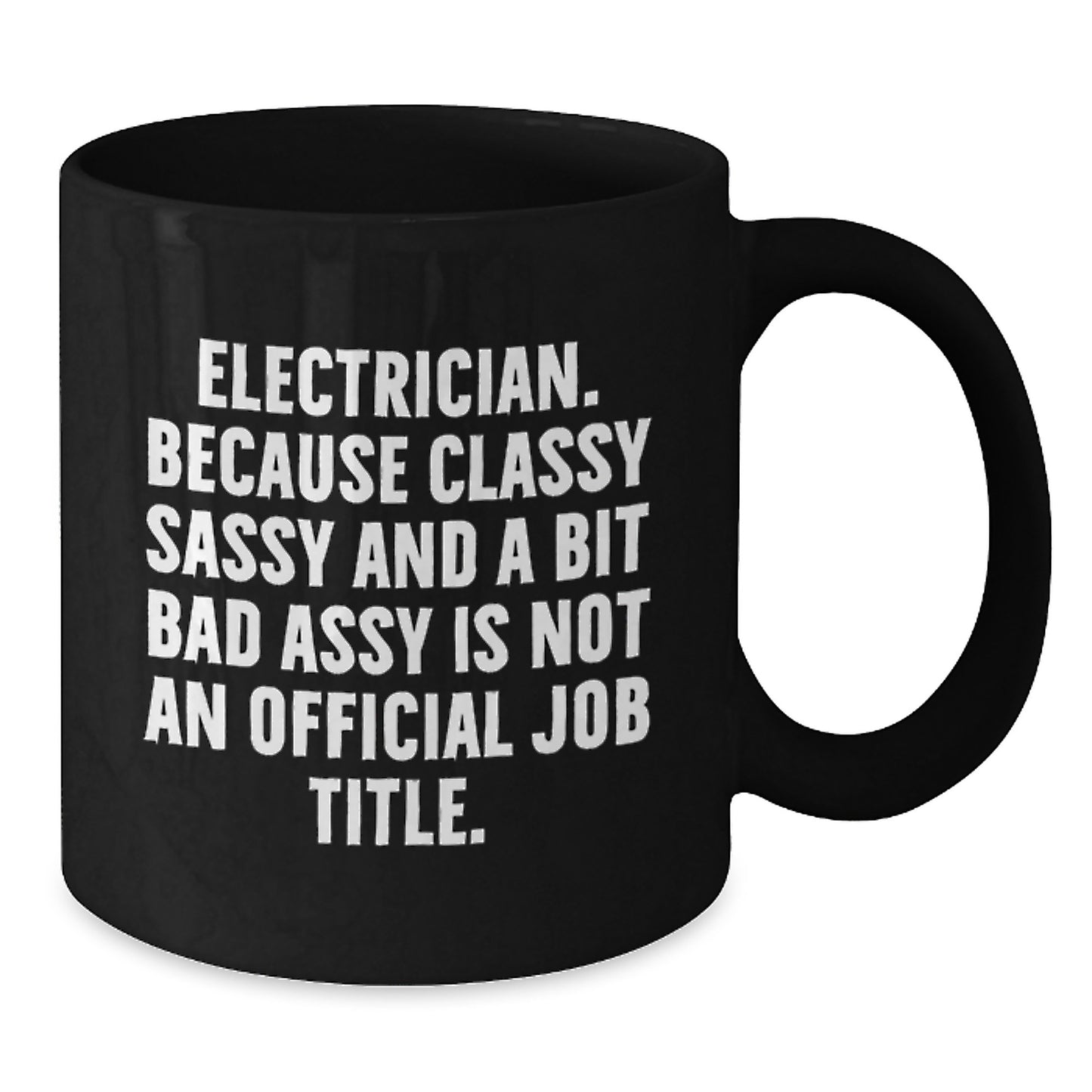 Funny Electrician Black Coffee Mugs Gifts for Electricians, Unique Graduation Unique Gifts from Men to Electrician Friends - Additional