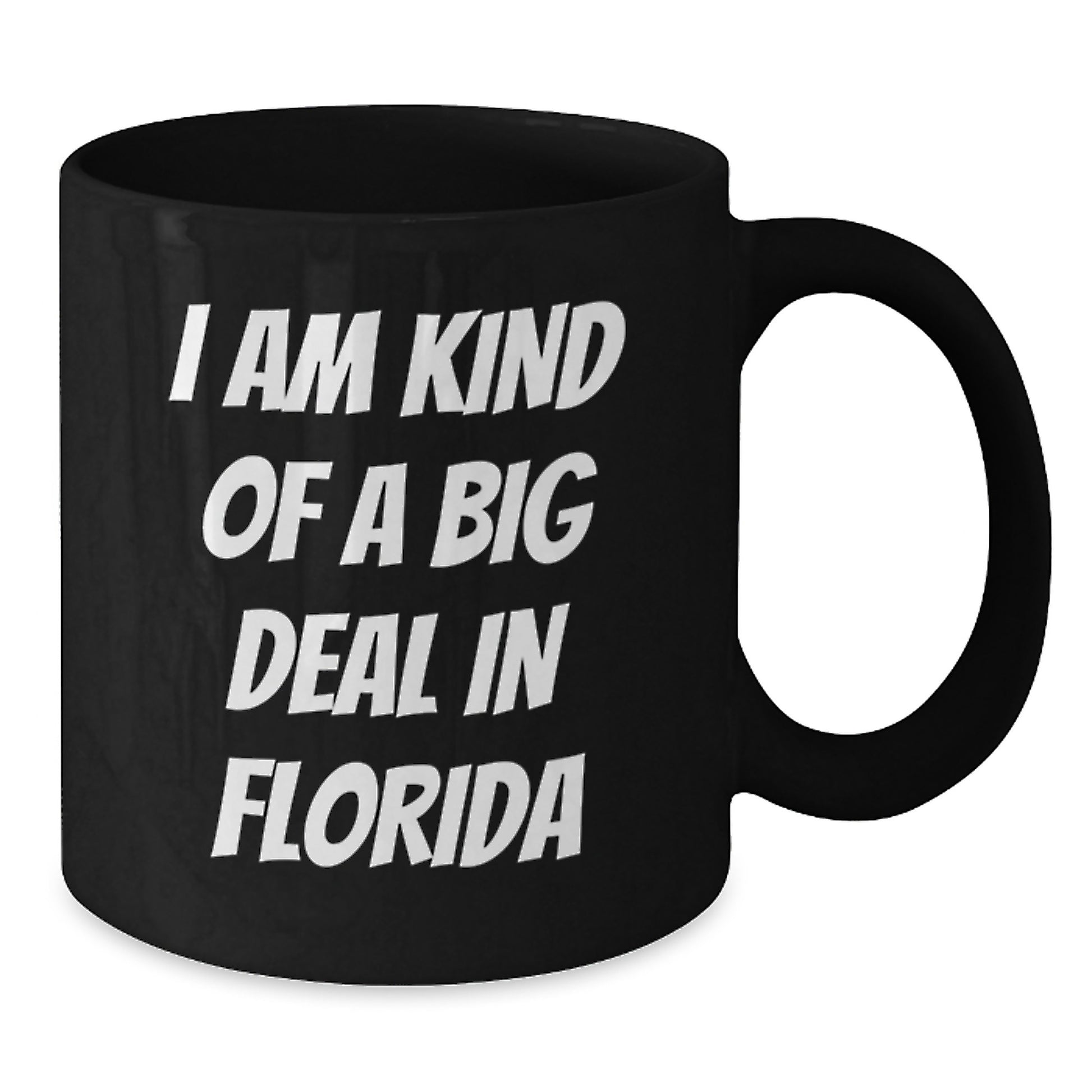 Florida Humor Gifts from Friends and Family - I Am Kind Of A Prime Selection In Florida Black Coffee Mug for Graduation Unique Gifts - Additional
