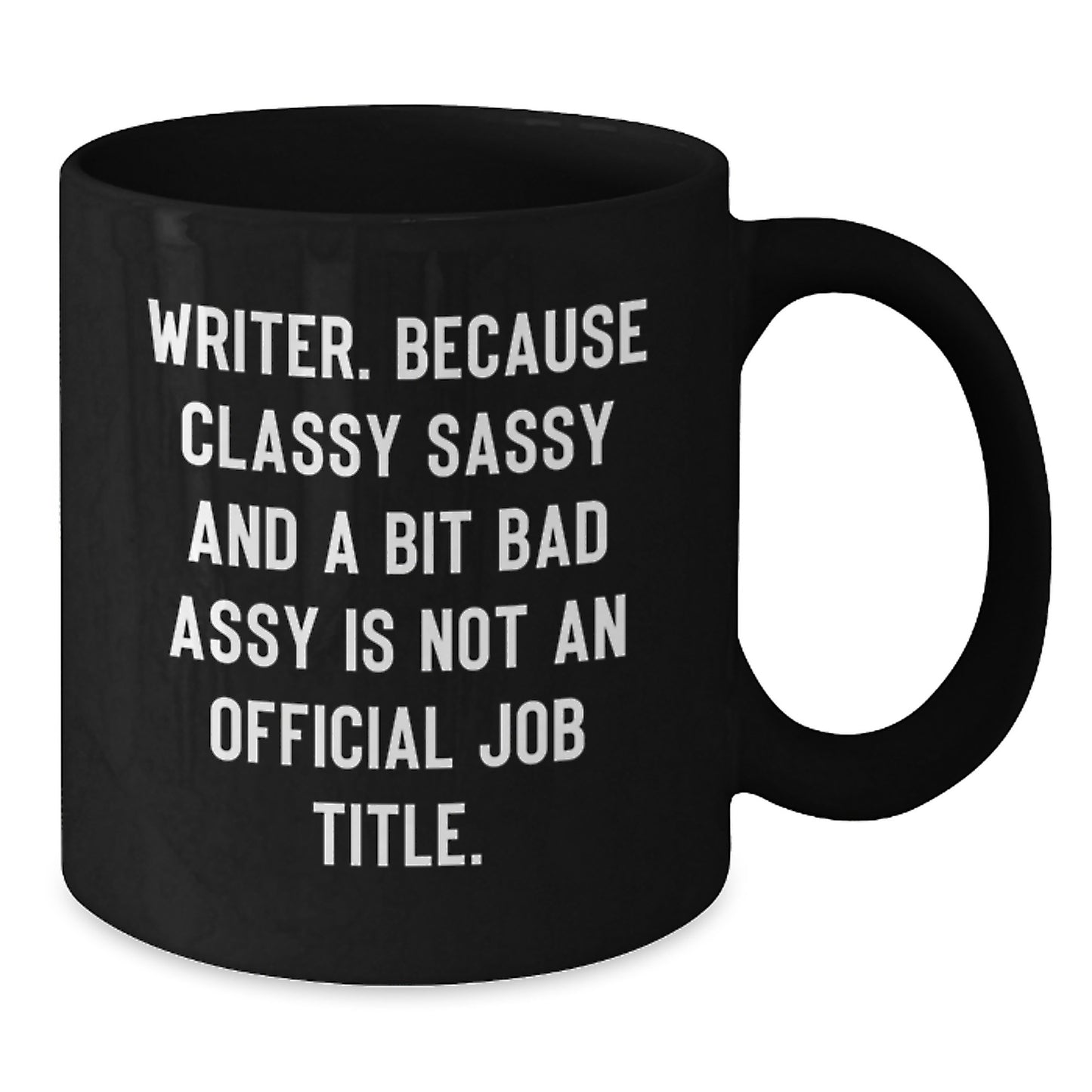 Funny Writer Gifts for Him, Writer Sassy Black Coffee Mug, Graduation Unique Gifts from Friends, Gifts for Writer, Writer Black Coffee Mug - Additional