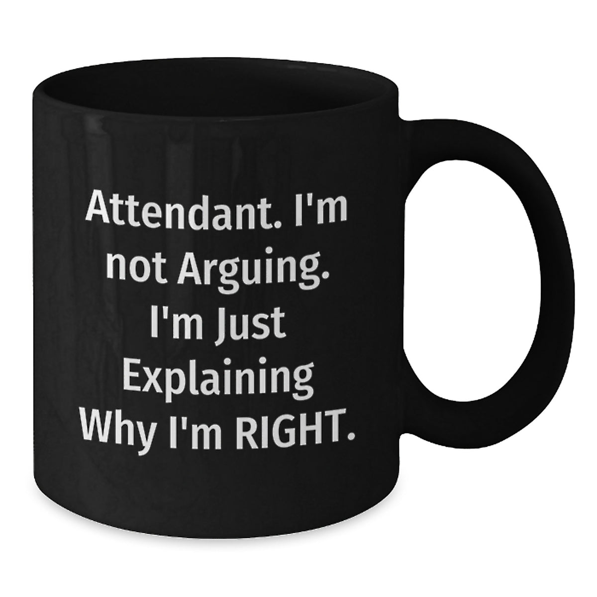 Attendant Gift for Him - A Witty Keepsake Coffee Mug for Men - Additional