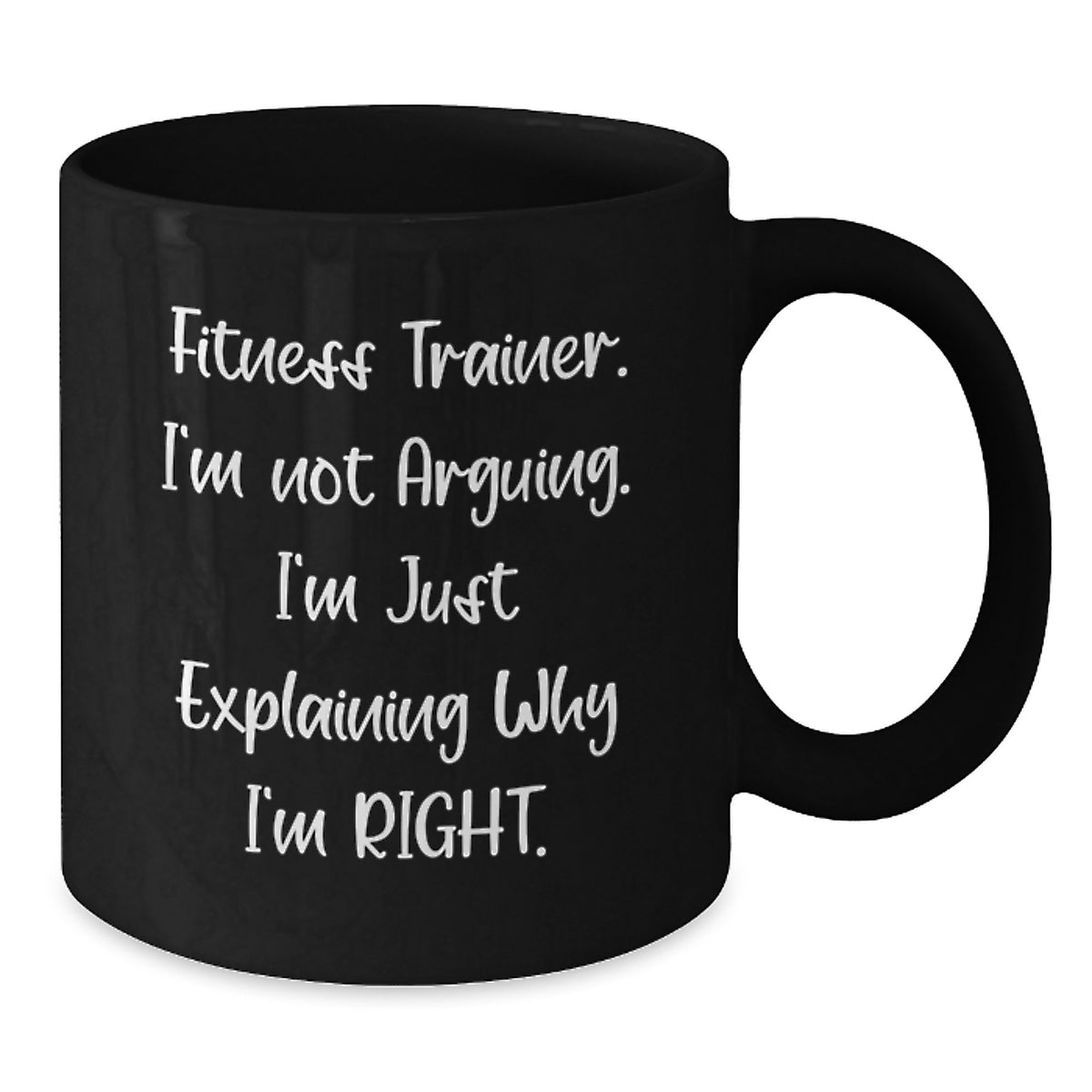 Fitness Trainer Gift for Him - A Righteous Keepsake Coffee Mug - Additional