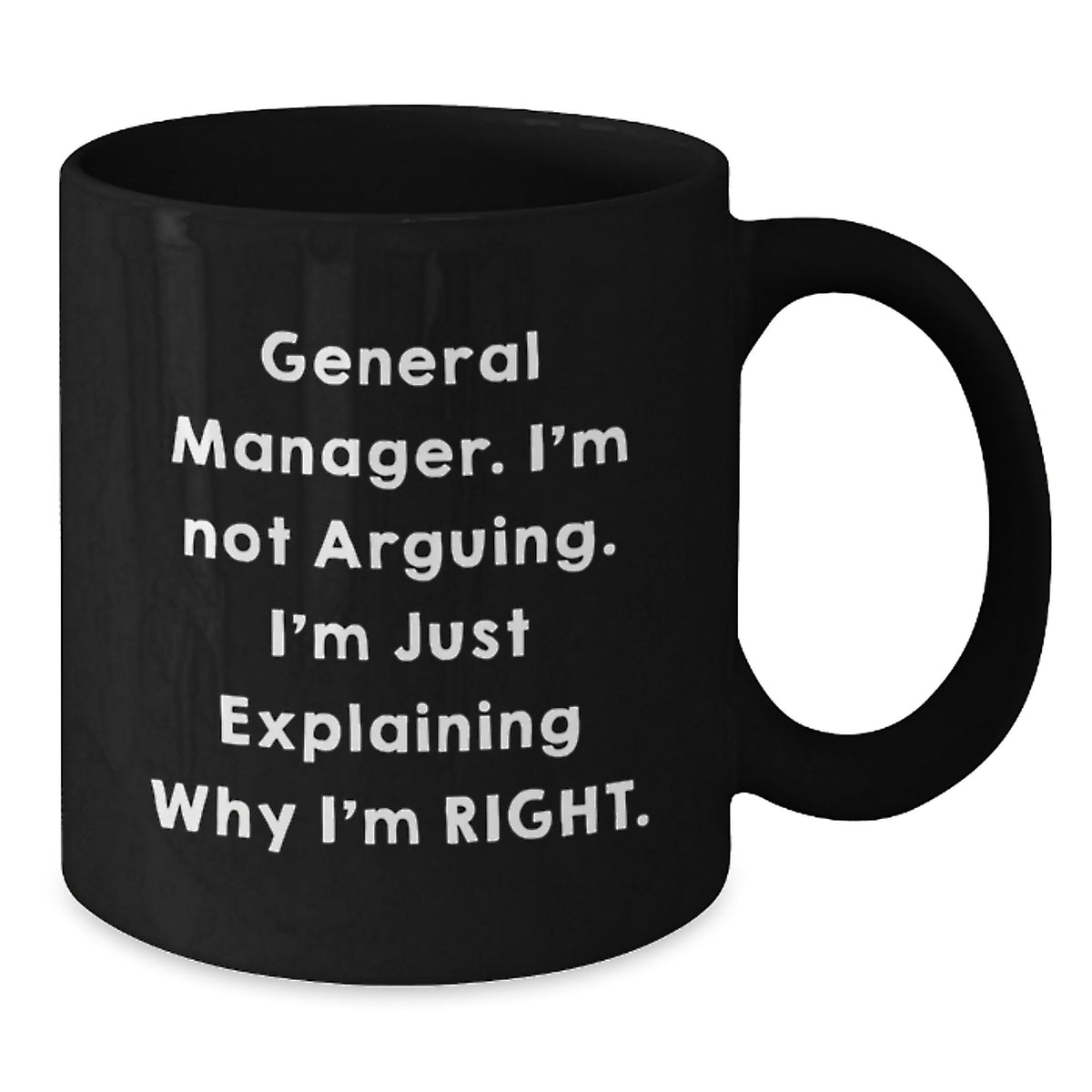 General Manager Gift for Him - A Righteous Keepsake Mug - Additional