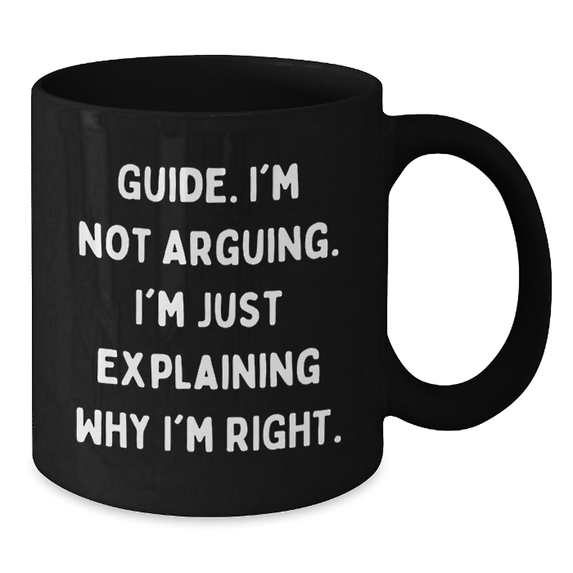 Guide Lovers Gifts from Friends Guide Black Coffee Mugs 11oz or 15oz - Additional