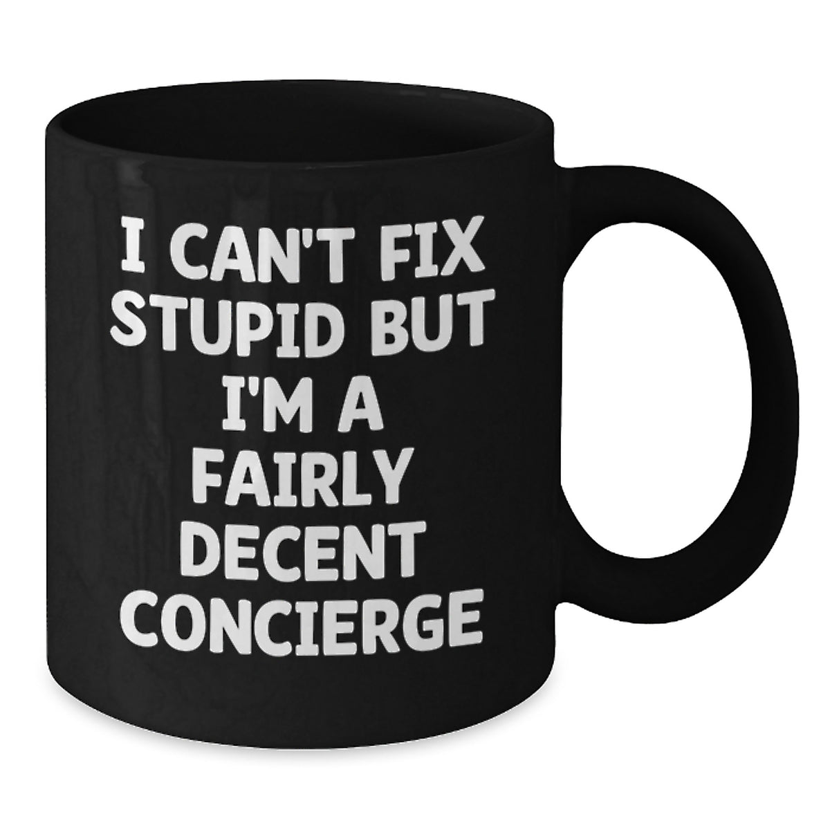 Concierge Gift for Him - I Can't Fix Stupid But I'm A Fairly Decent - Additional