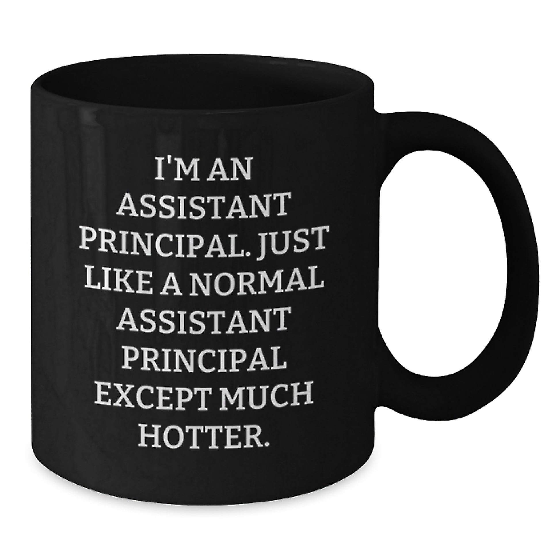 Funny Assistant Principal Gifts for Men, Unique Black Coffee Mugs from Friends, Sister, Mom, or Dad on Mother's Day - Additional