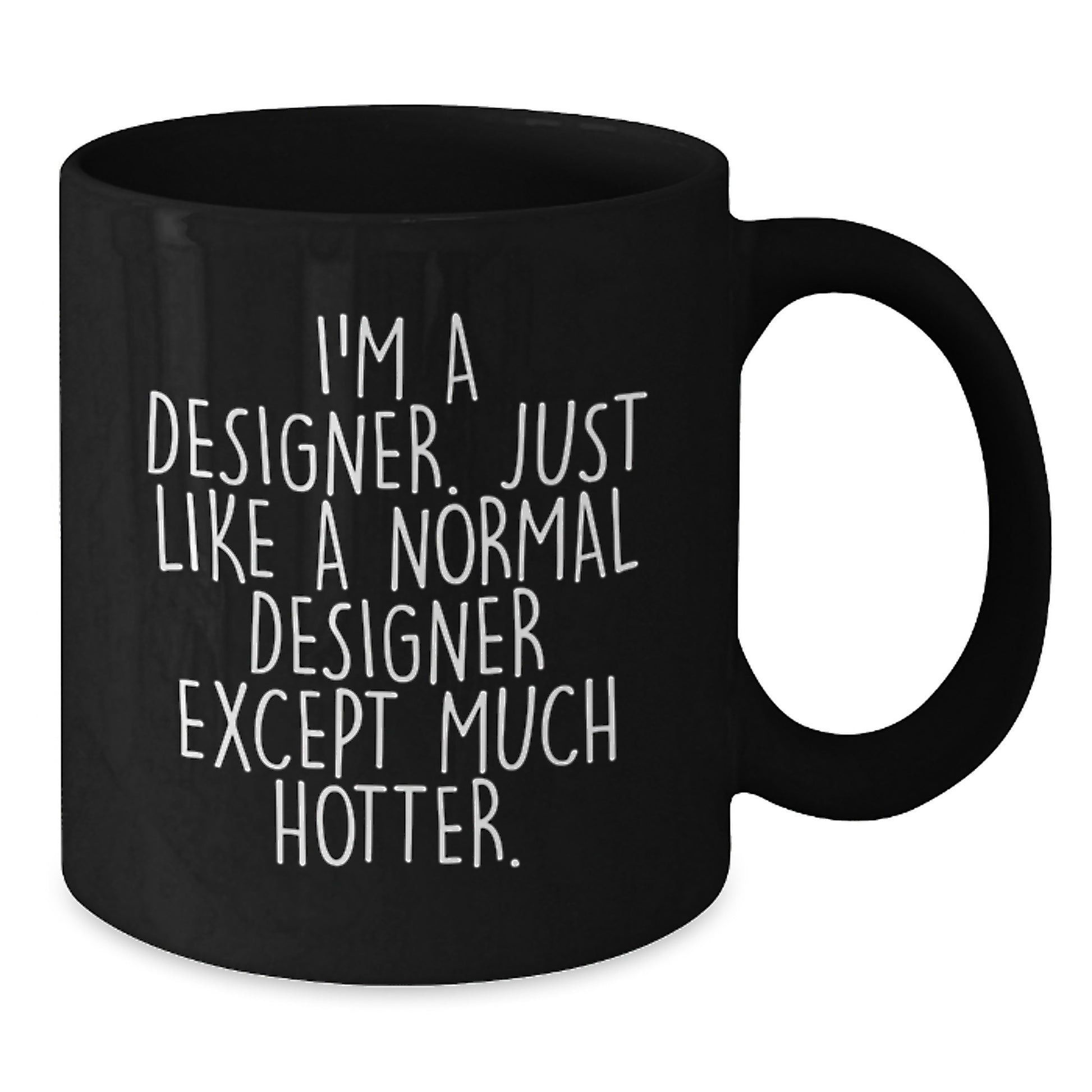 Funny Black Coffee Mugs Gifts from Friends for Designer Dad on Father's Day - Additional