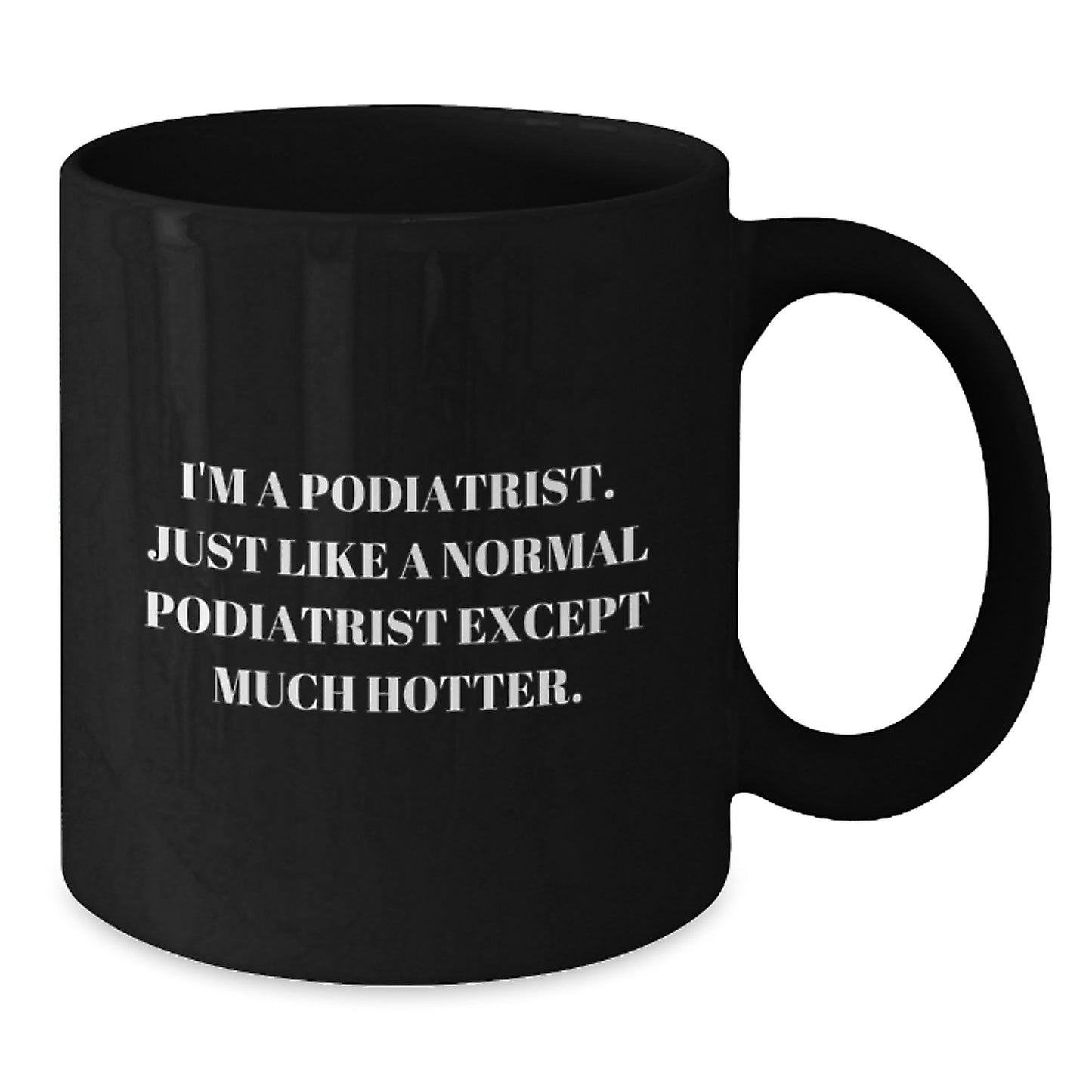 Gifts from Friends to Podiatrists Funny Valentine's Black Coffee Mugs - Additional