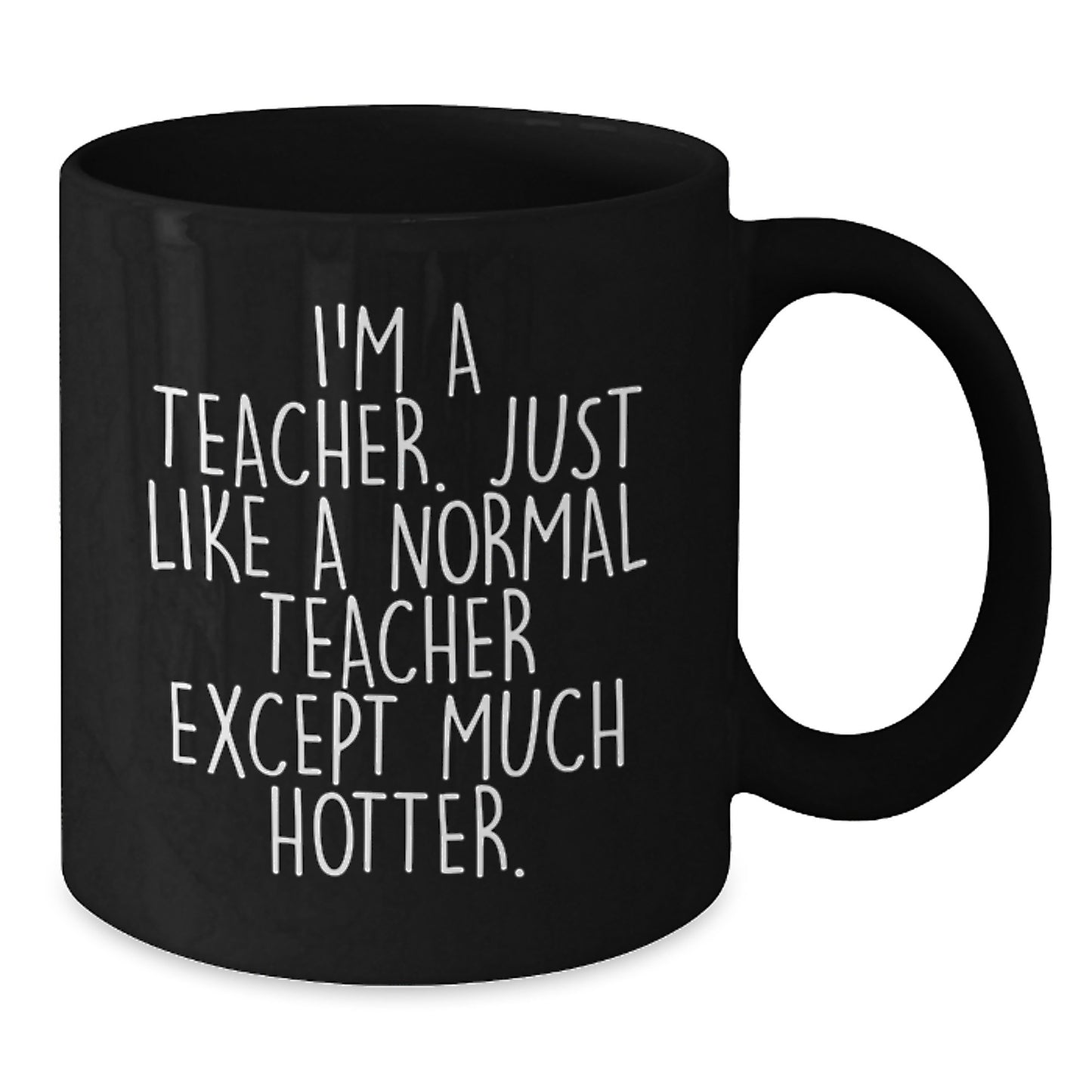 Funny Teacher Black Coffee Mugs for Men by Friends - Unique Valentine's Gifts from Women to Teacher - Additional