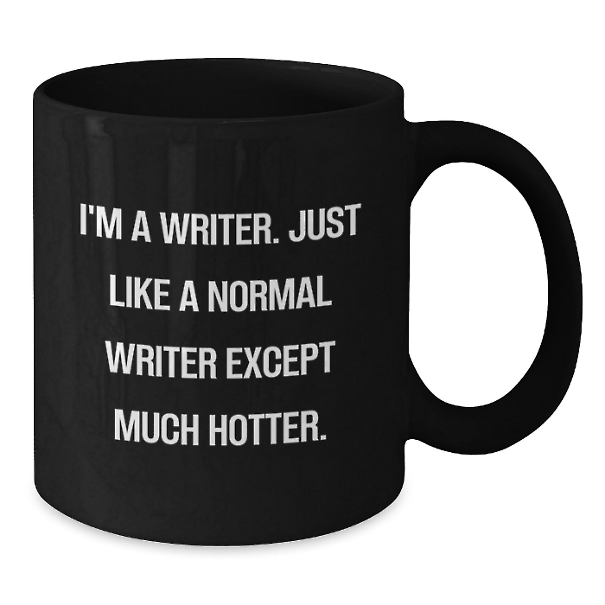 Funny Writer Gifts, Unique Black Coffee Mugs for Writer Men, Valentine's Unique Gifts from Men to Writer - Additional