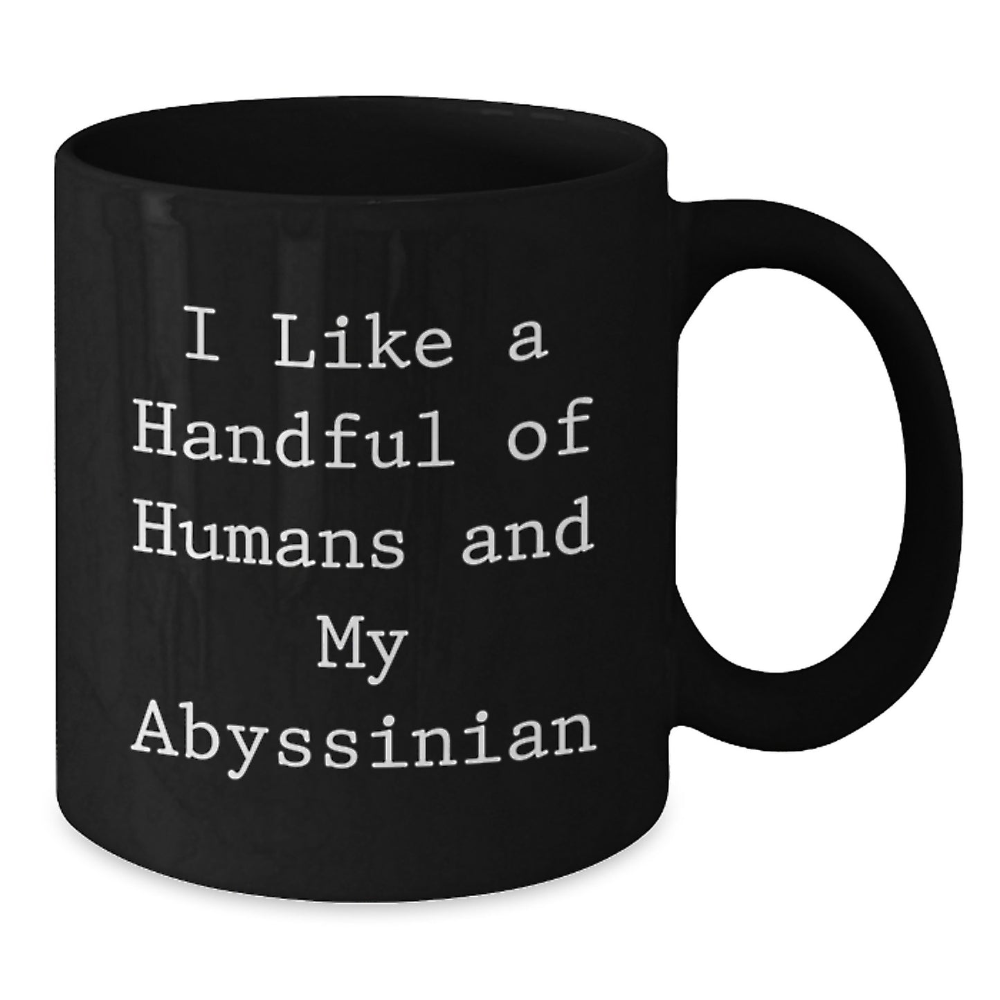 Abyssinian Cat Lover Gifts from Friends and Family - Funny Cat Quote Black Coffee Mug, Christmas Unique Mugs for Abyssinian Cat Enthusiasts, Cat Mom Dad, Women, Men - Additional