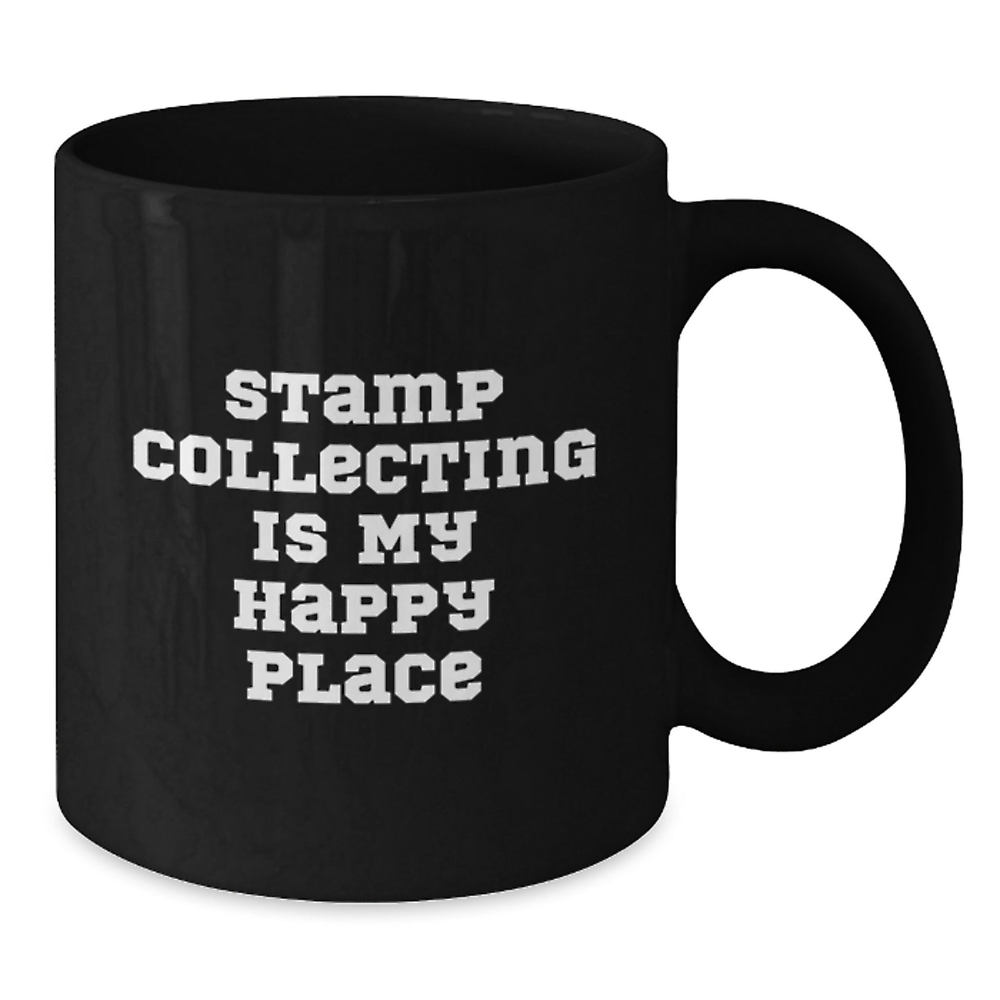 Funny Quote Mug for Stamp Collecting Enthusiasts, Unique Gifts from Friends and Family on Valentine's, Black Ceramic 11oz or 15oz Coffee Mug - Additional