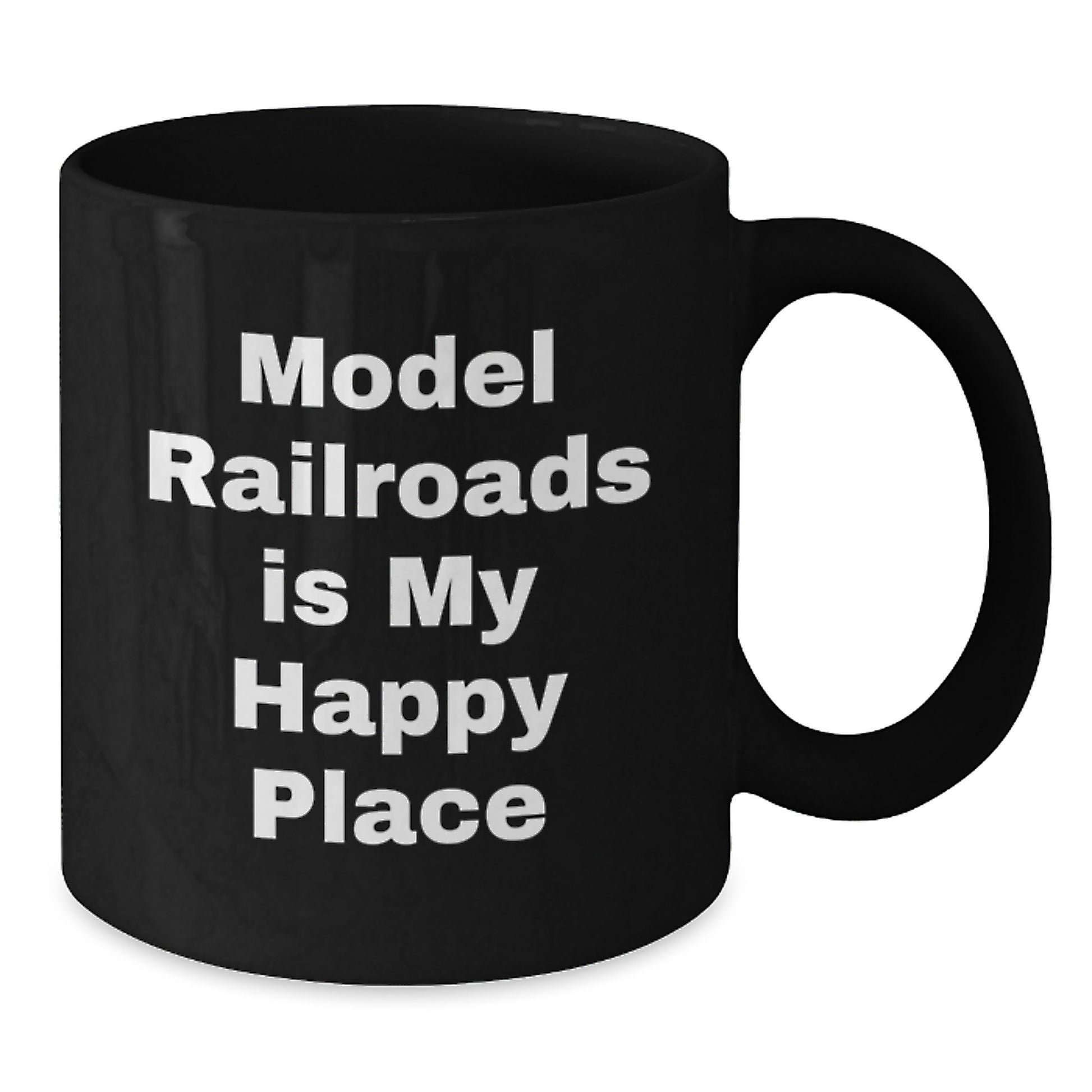 Model Railroads Gifts for Him - Funny Quote Black Coffee Mug, Unique Gifts from Friends, Christmas Ideas for Family - Model Railroads Enthusiast Mug - Additional