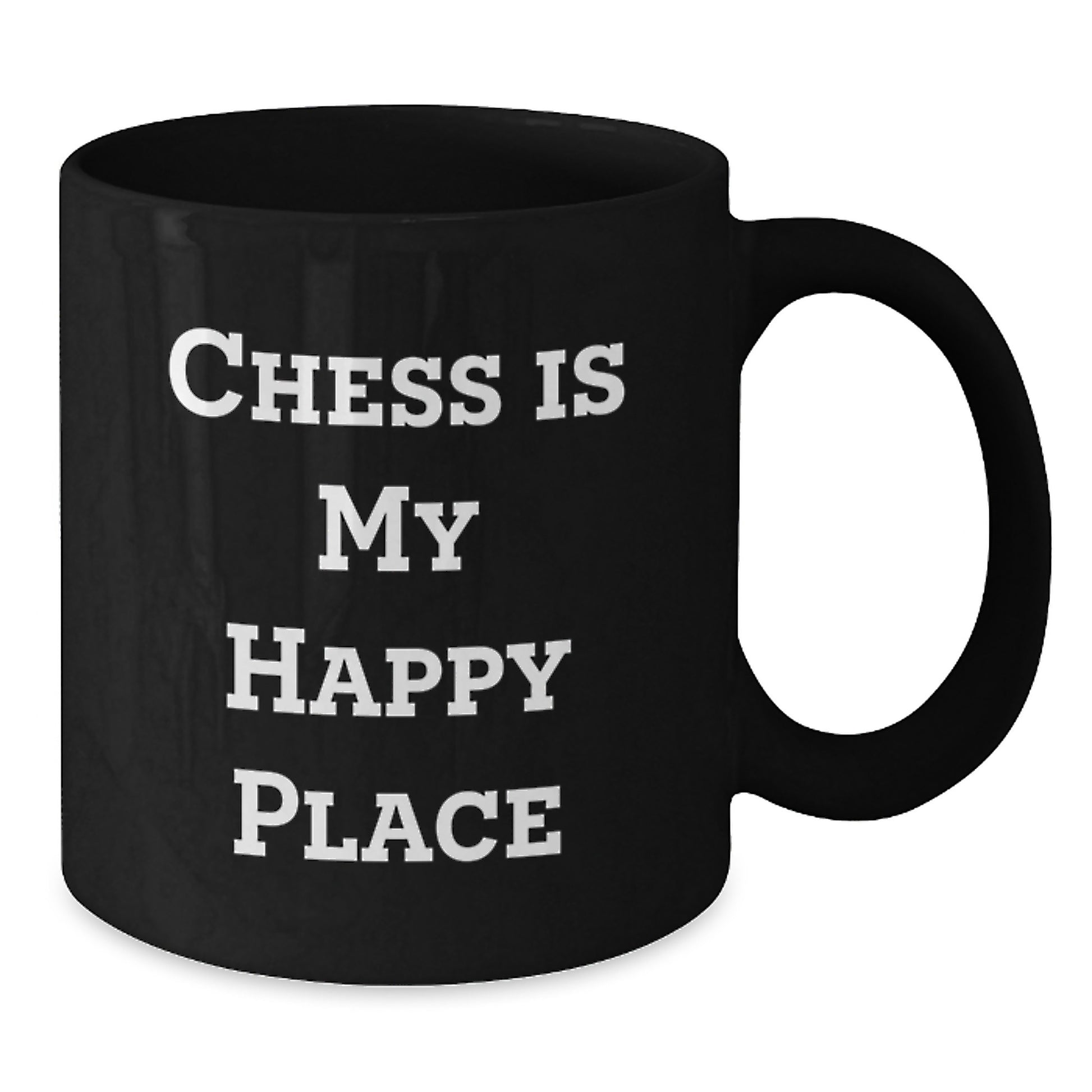 Birthday Gift Chess Mug for Her – Black Ceramic Present - Additional