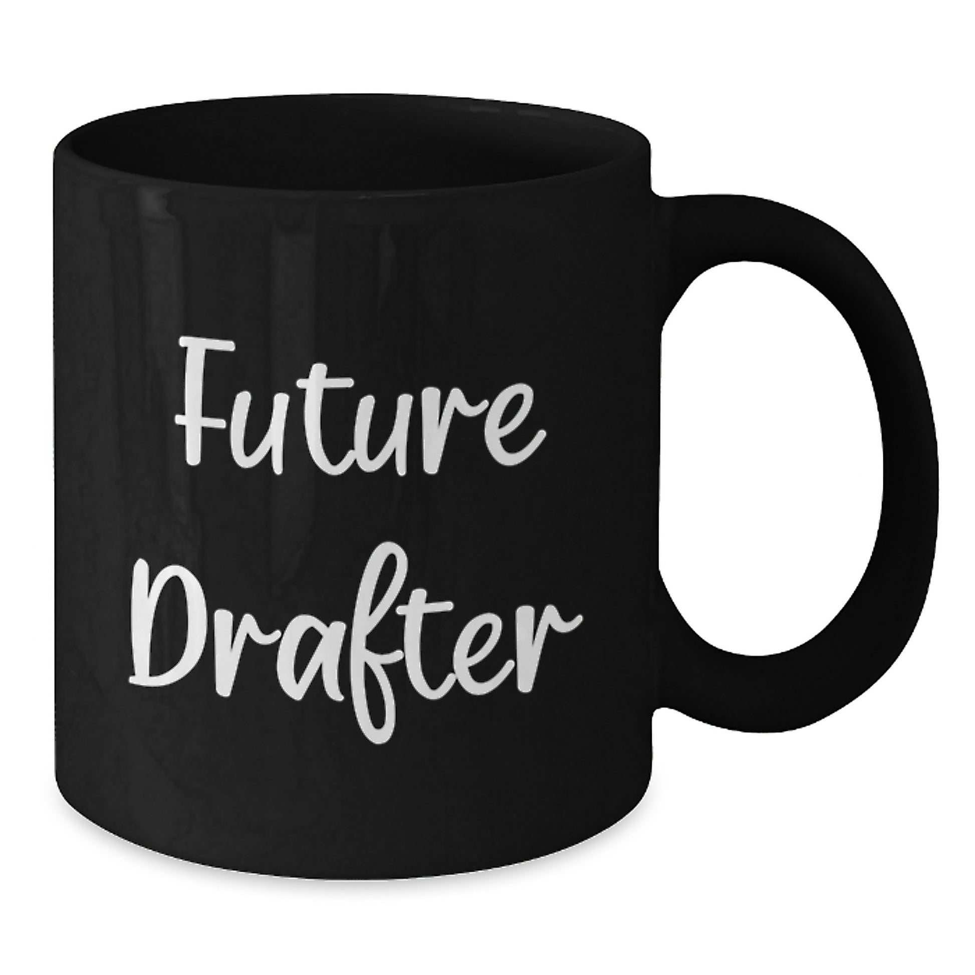 Funny Future Drafter Black Coffee Mug Gifts for Drafter Friends Birthday Unique Gifts from Men - Additional