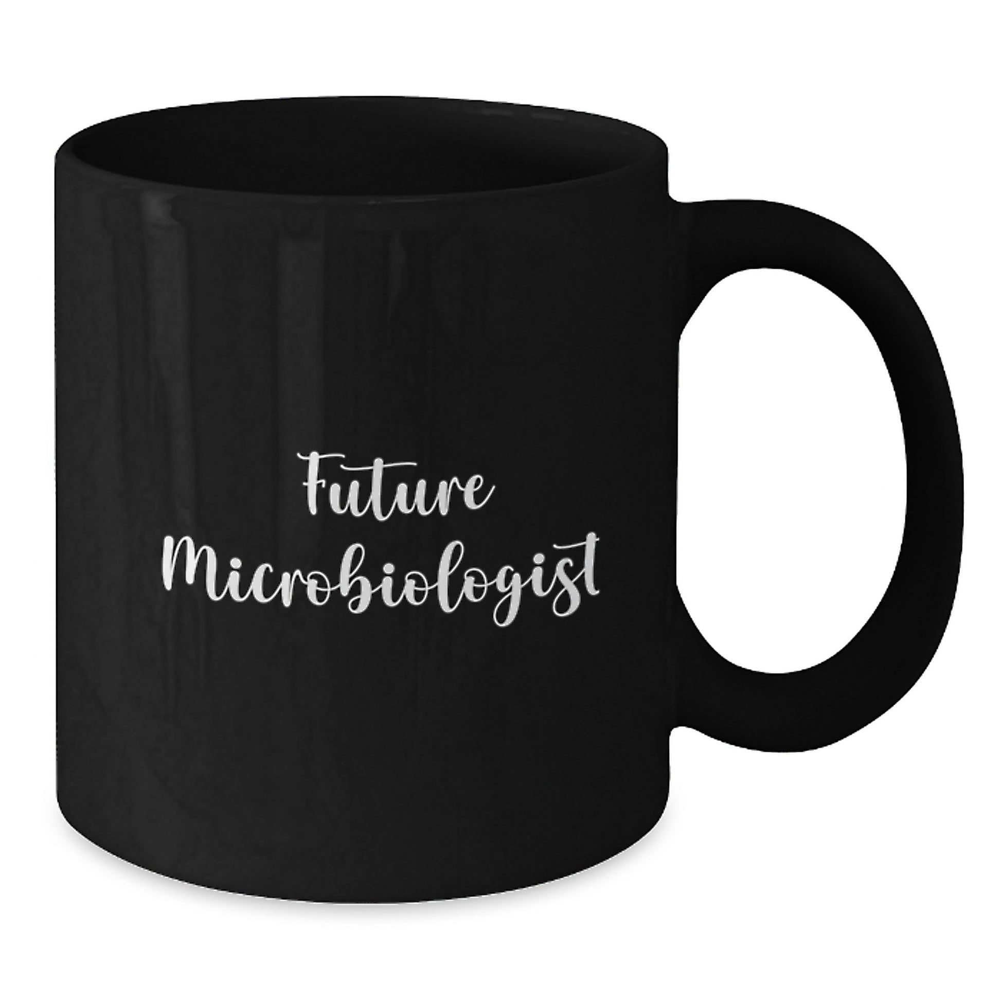 Funny Quotes for Future Microbiologist Birthday Unique Gifts from Family, Black Coffee Mug for Microbiologist, Men, Women, Friends, Coworkers - Additional