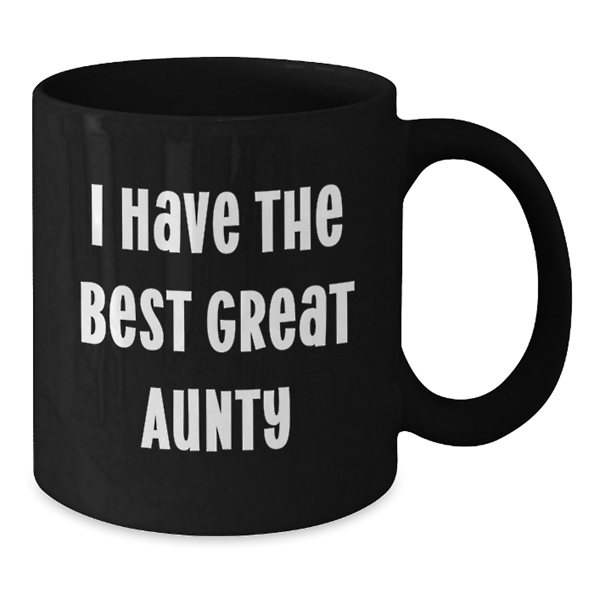 Funny Aunty Gifts from Men to Women, Aunty Black Coffee Mug for Graduation Unique Gifts - Additional