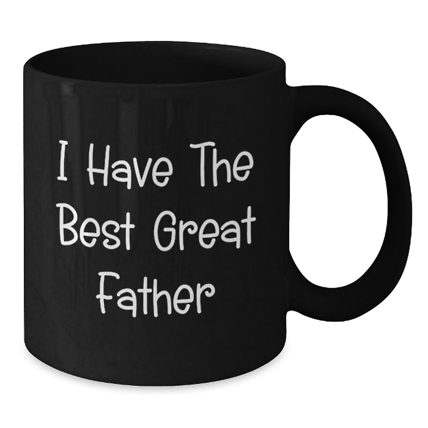 Funny Father Quotes Black Coffee Mug, Gifts from Family, Inspirational for Dad on Mother's Day, Great Coffee Mug for Him - Additional
