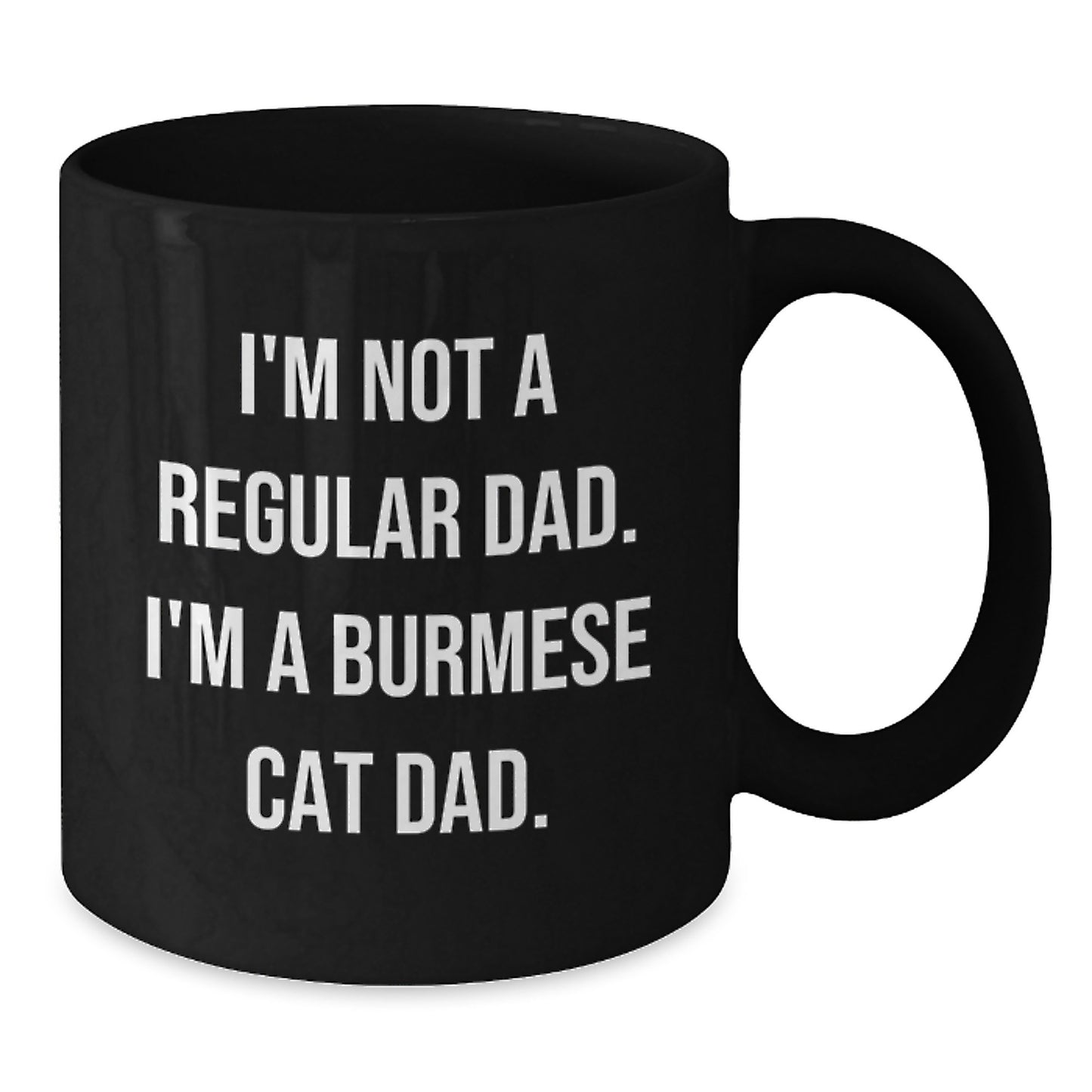 Unique Gifts from Friends for Burmese Cat Lovers, Funny Black Coffee Mug for Graduation - Additional