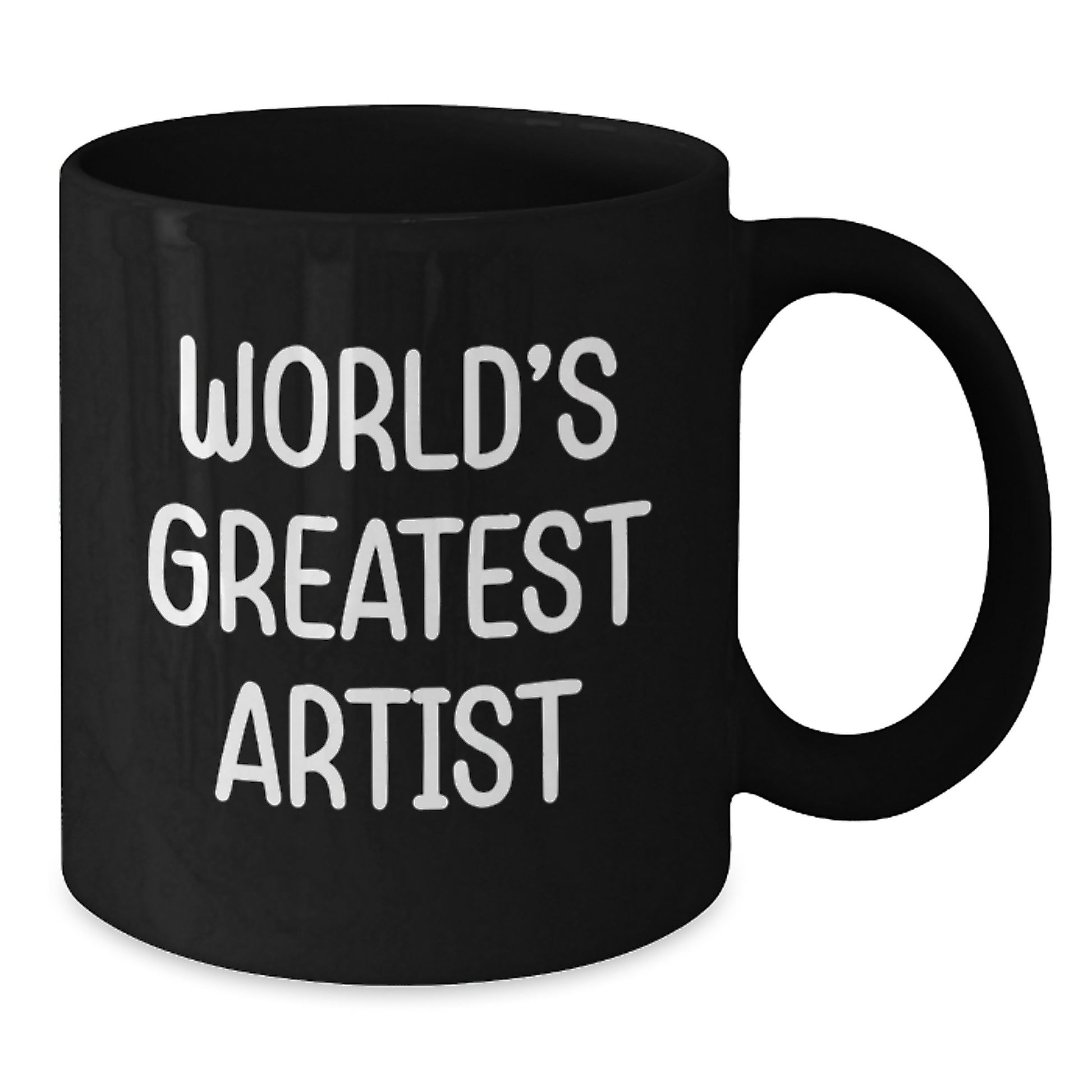 Funny Artist Gifts from Men, World's Greatest Artist Black Coffee Mug for Father's Day Unique Gifts - Additional