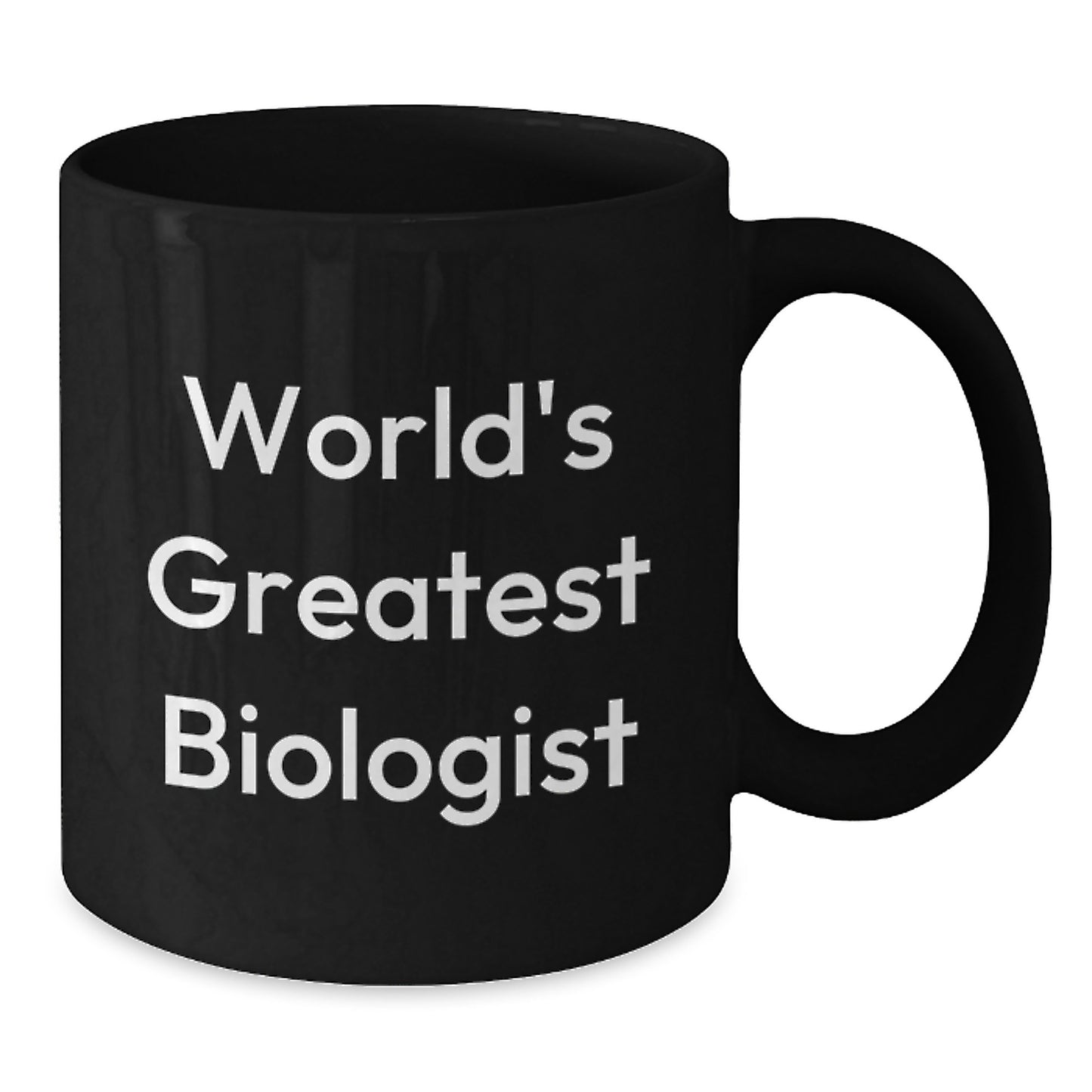 Biologist Keepsake Black Coffee Mug for Him Birthday Gift - Additional