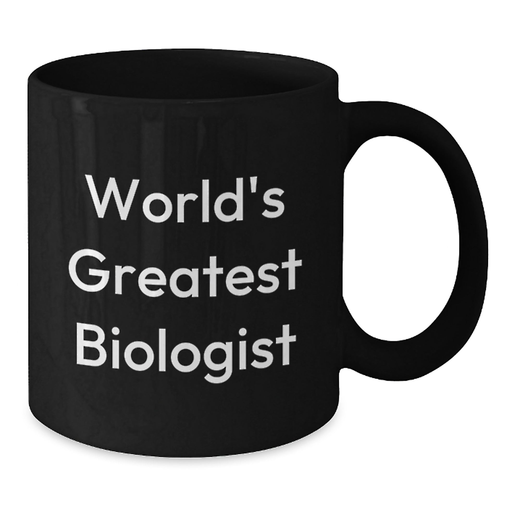 Biologist Keepsake Black Coffee Mug for Him Birthday Gift - Additional