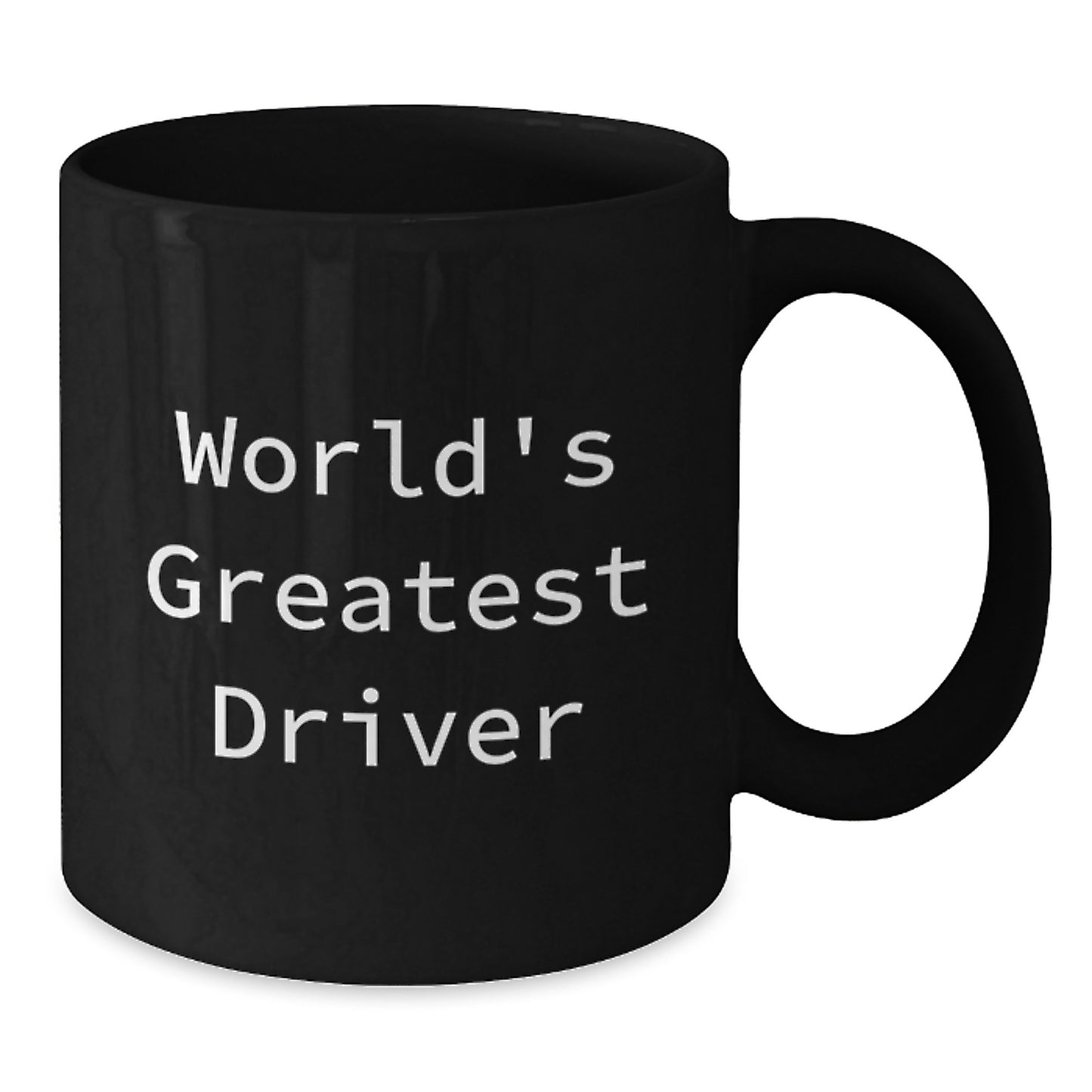 Funny Driver Gifts from Men to World's Greatest Driver, Unique Valentine's Unique Gifts for Driver Friends, Black Coffee Mug - Additional