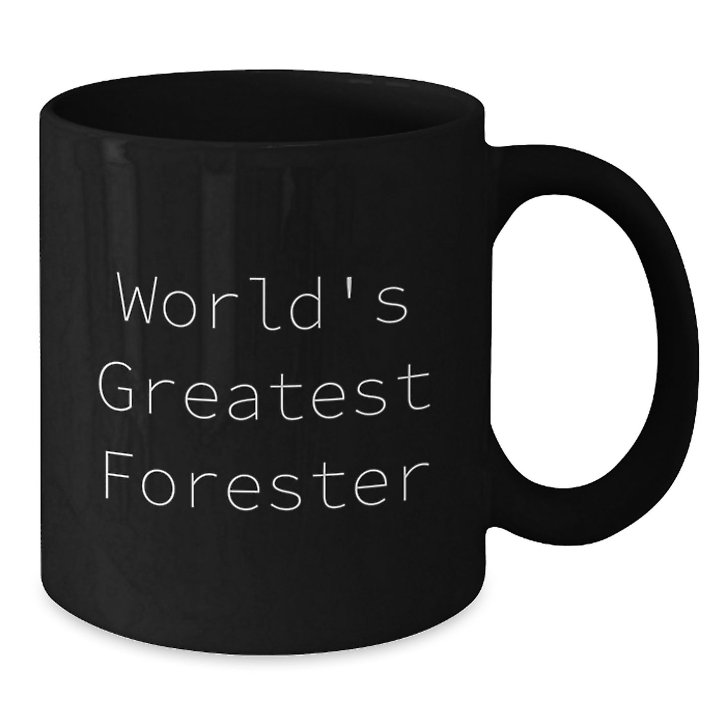 Forester Keepsake Ceramic Black Mug for Him 11oz Birthday Gift Premium - Additional