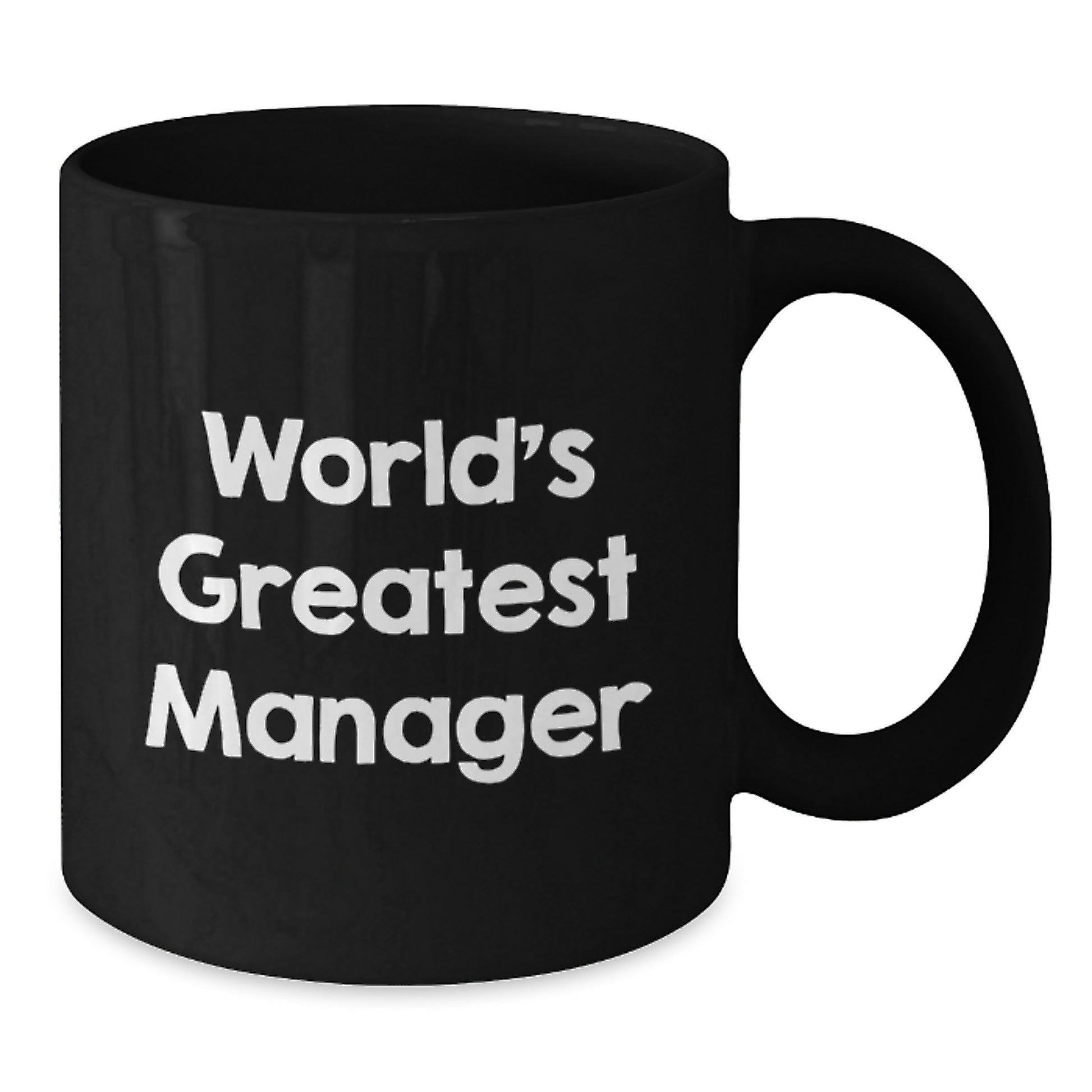 Manager Keepsake Black Coffee Mug for Him Birthday Gift World's Greatest - Additional