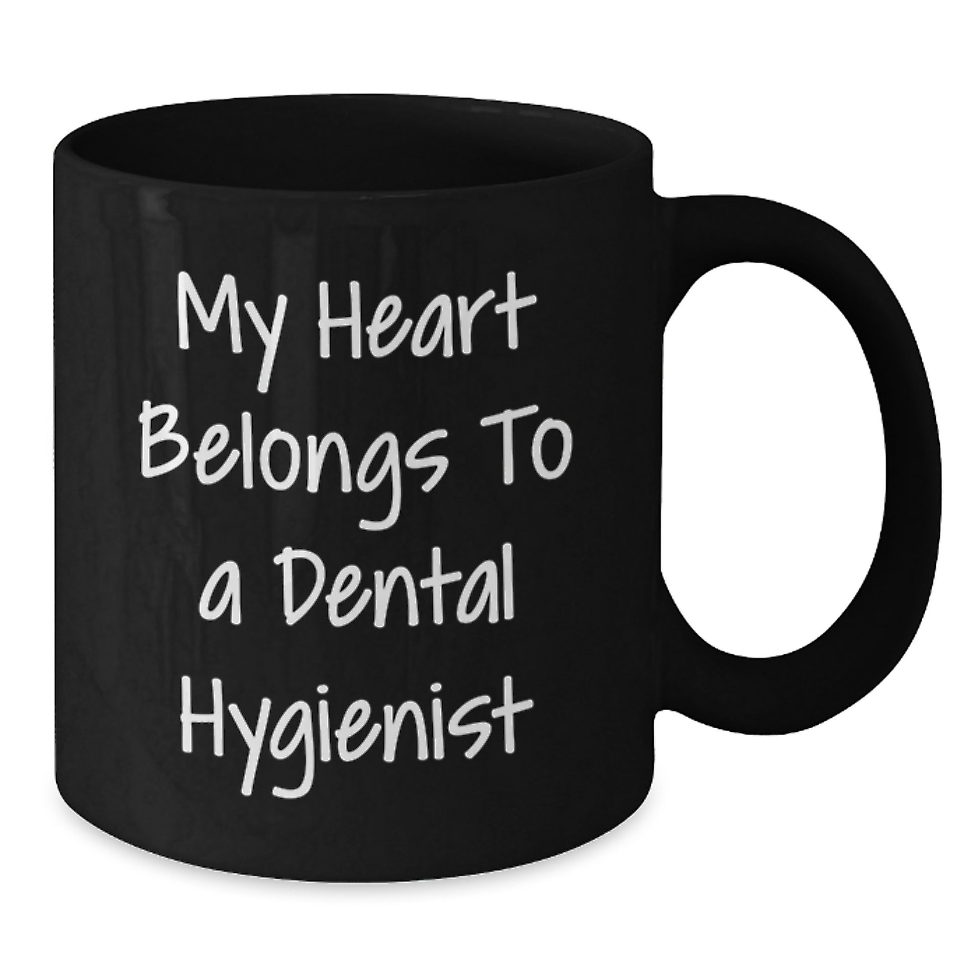 Funny Dental Hygienist Gifts from Men, Women or Friends, Inspirational Black Coffee Mug for Birthday Unique Presents - Additional