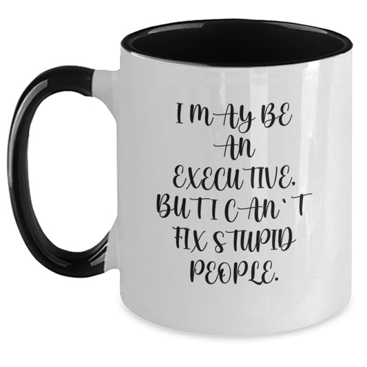 Funny Executive Two Tone Coffee Mugs Gifts from Boss to Executive Team Members for Christmas - Main