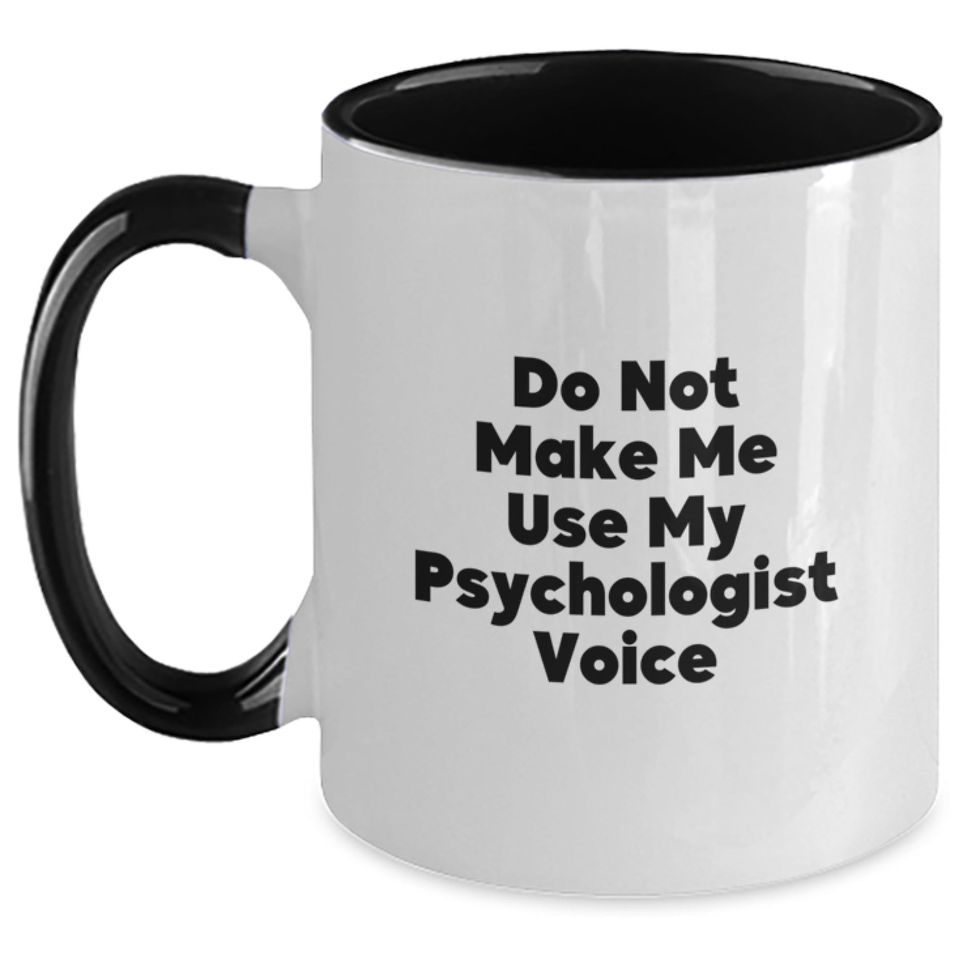 Birthday Gift Two Tone Coffee Mug for Her – Psychologist Present - Main