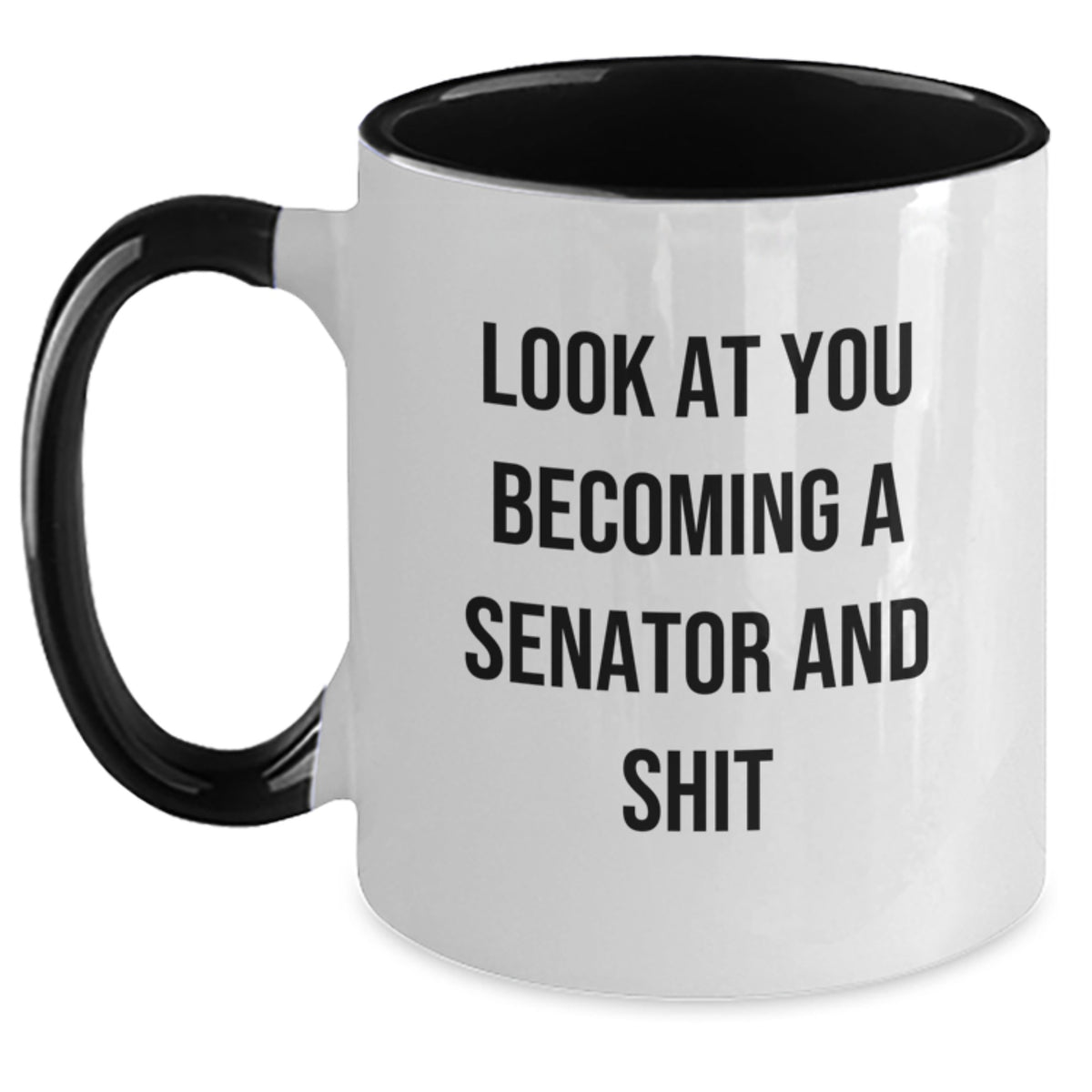 Birthday Gift Senator Two Tone Coffee Mug for Her Present - Main