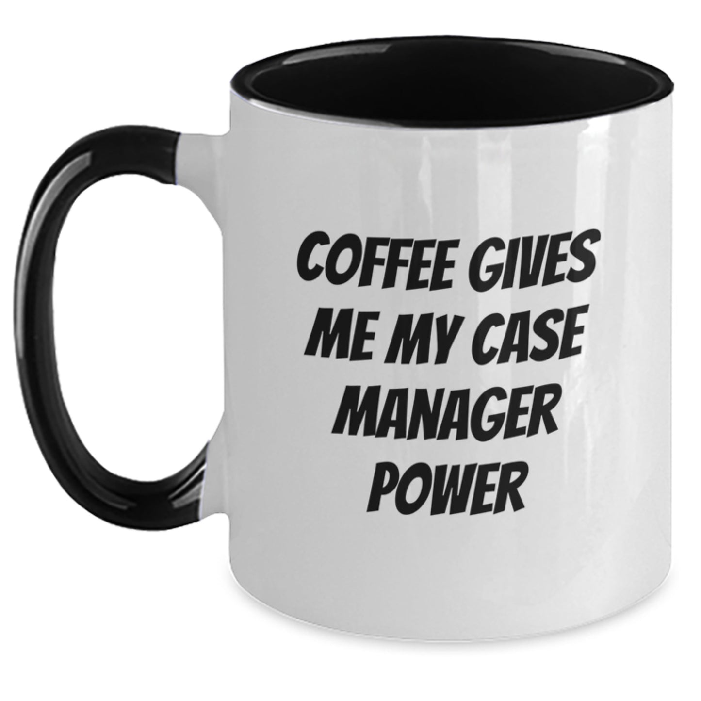 Funny Case Manager Gifts from Friends - Coffee Gives Me My Case Manager Power Graduation Unique Gifts for Case Managers - Main