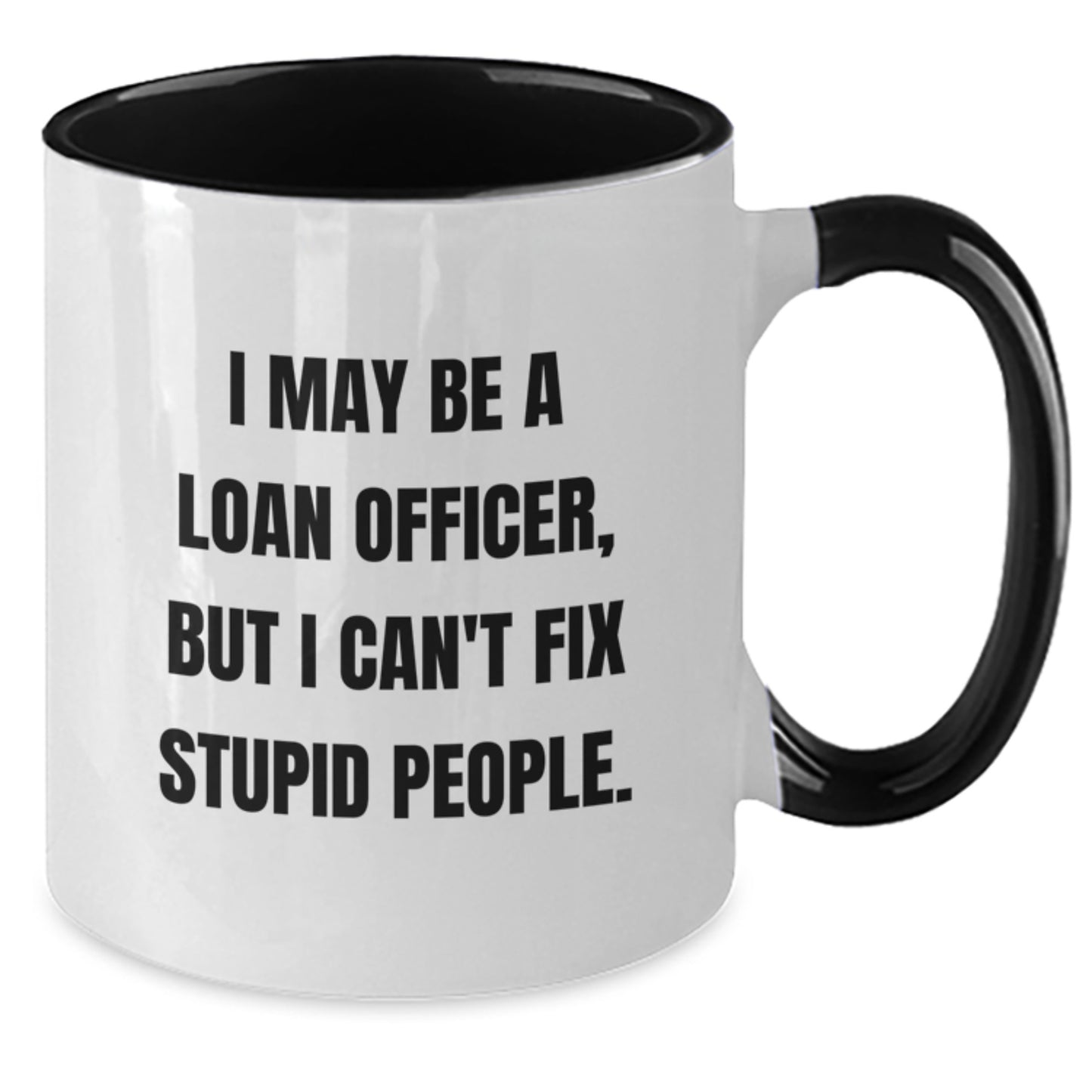 Funny Loan Officer Gifts from Friends for Graduation Unique Two Tone Coffee Mugs - Additional