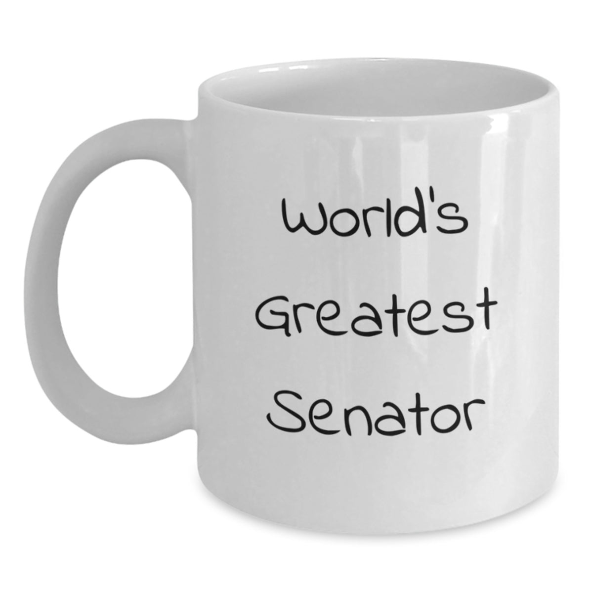 Senator Gift for Him - World's Greatest Senator Keepsake Coffee Mug - Main