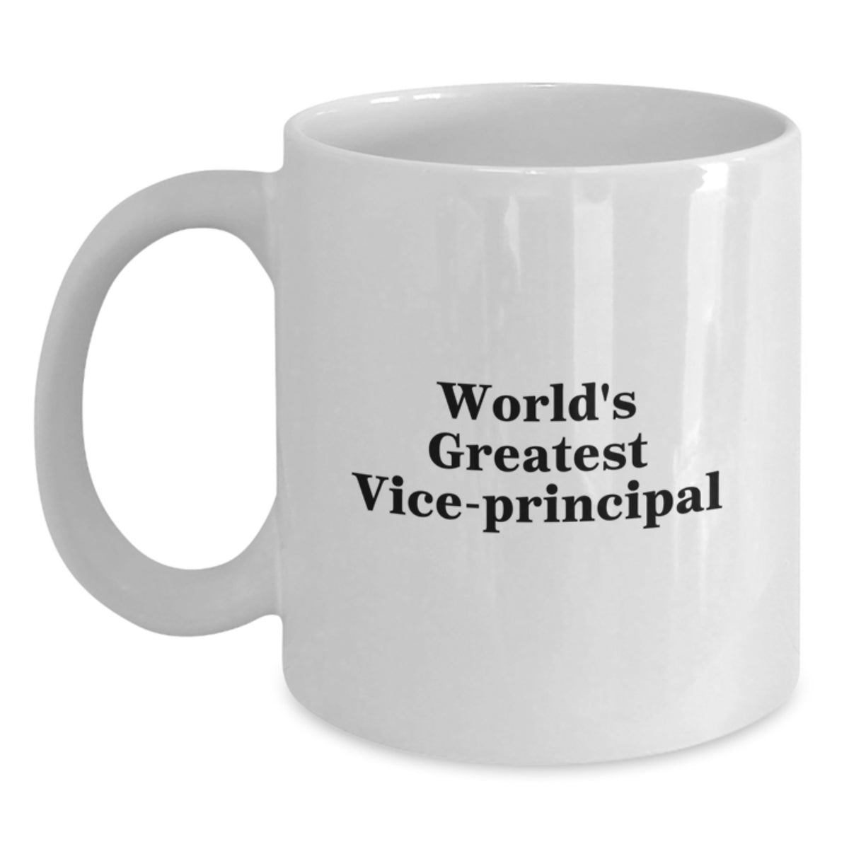 Funny World's Greatest Vice-principal Valentine's Unique Gifts from Family Members to Vice-principal White Coffee Mugs - Main