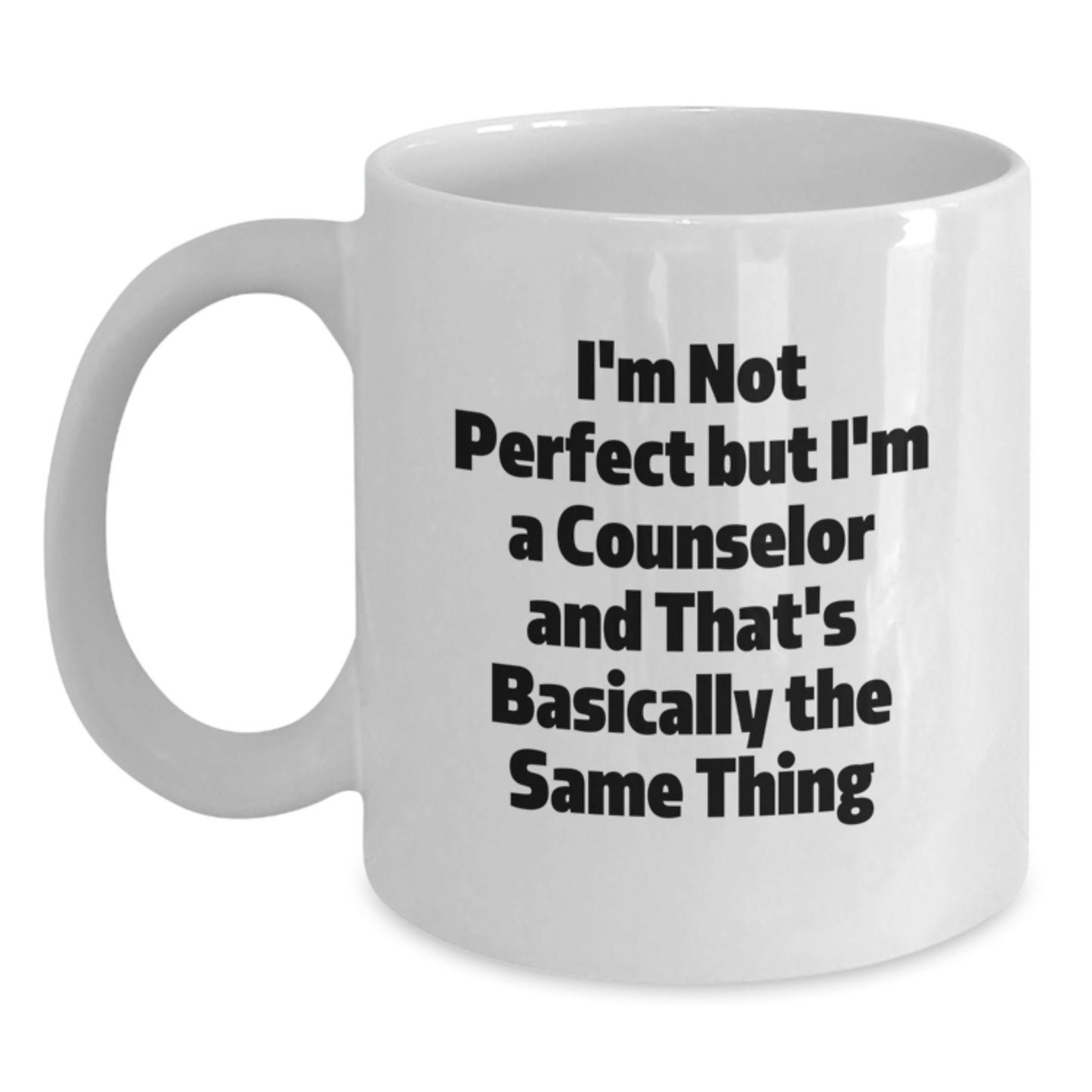 Funny Counselor Christmas Unique Gifts from Friends to Counselors White Coffee Mugs 11oz or 15oz - Main
